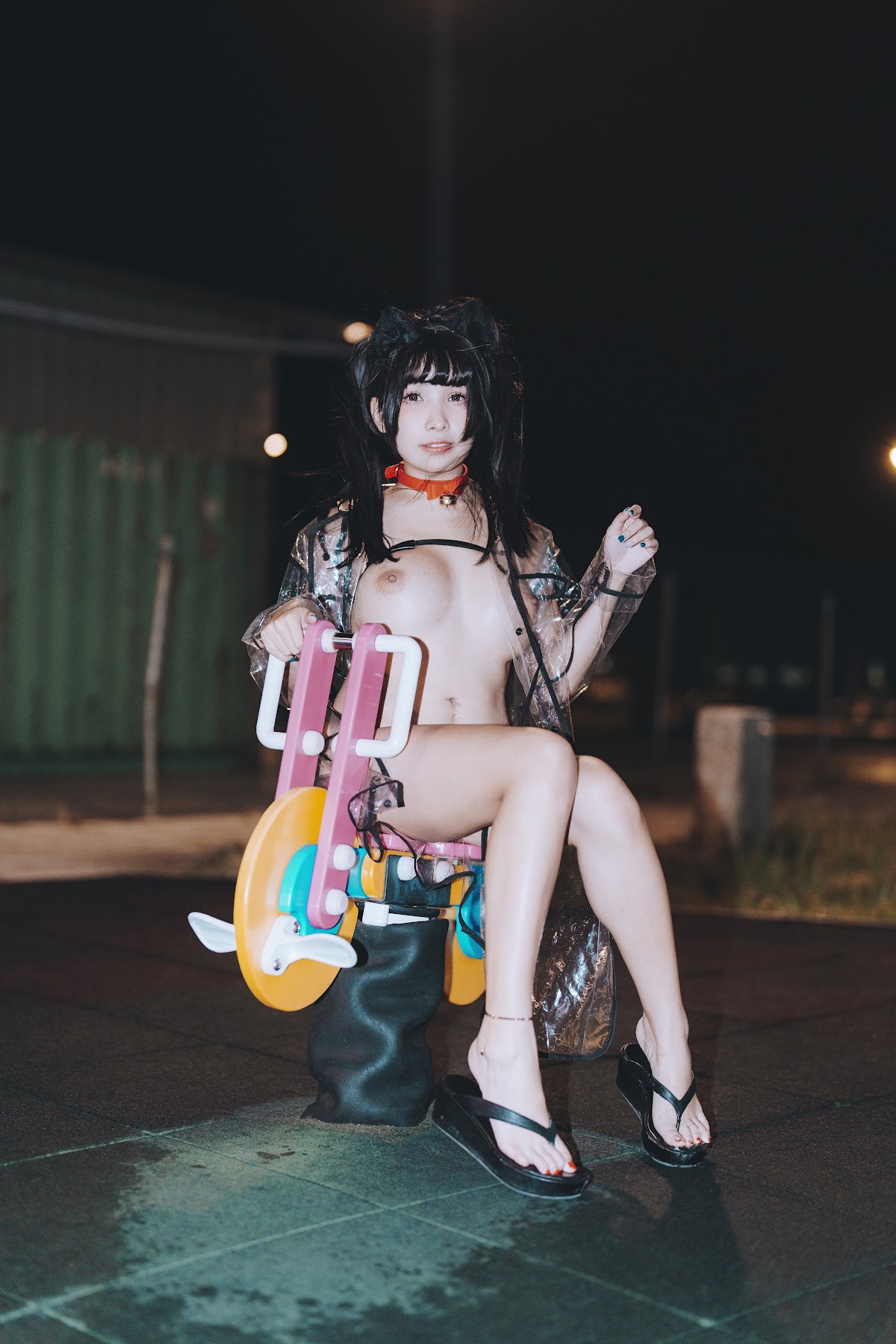 Coser@慕慕Momo – 溜雨衣貓貓 - P13