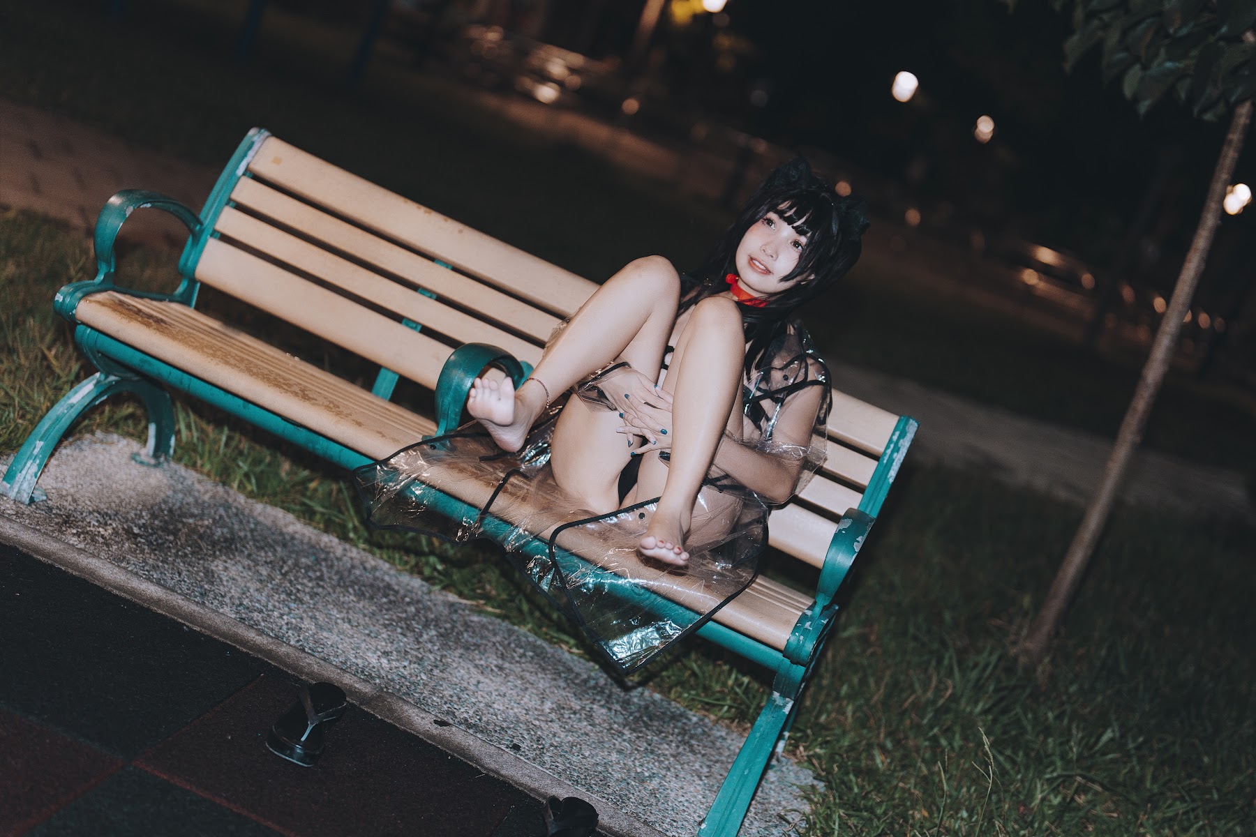 Coser@慕慕Momo – 溜雨衣貓貓 - P14
