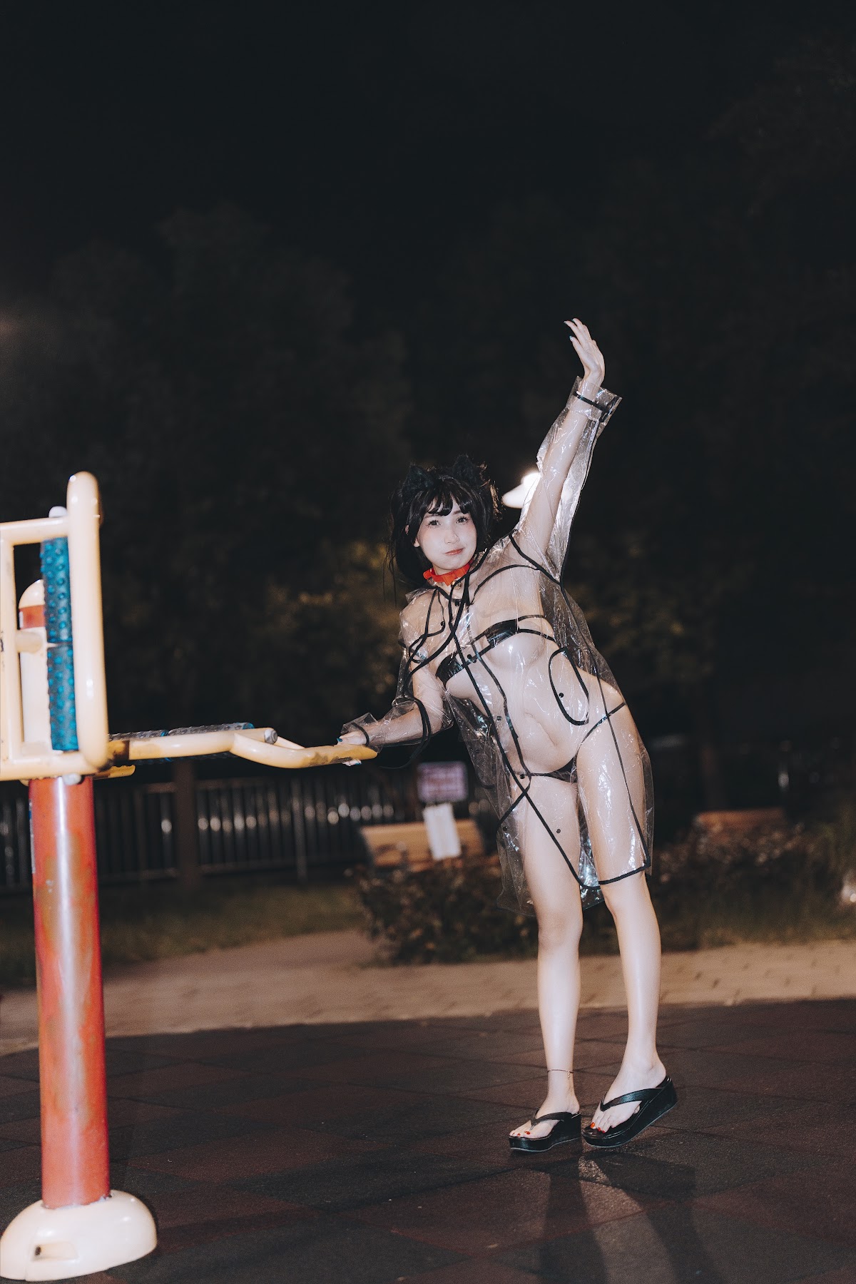 Coser@慕慕Momo – 溜雨衣貓貓 - P23
