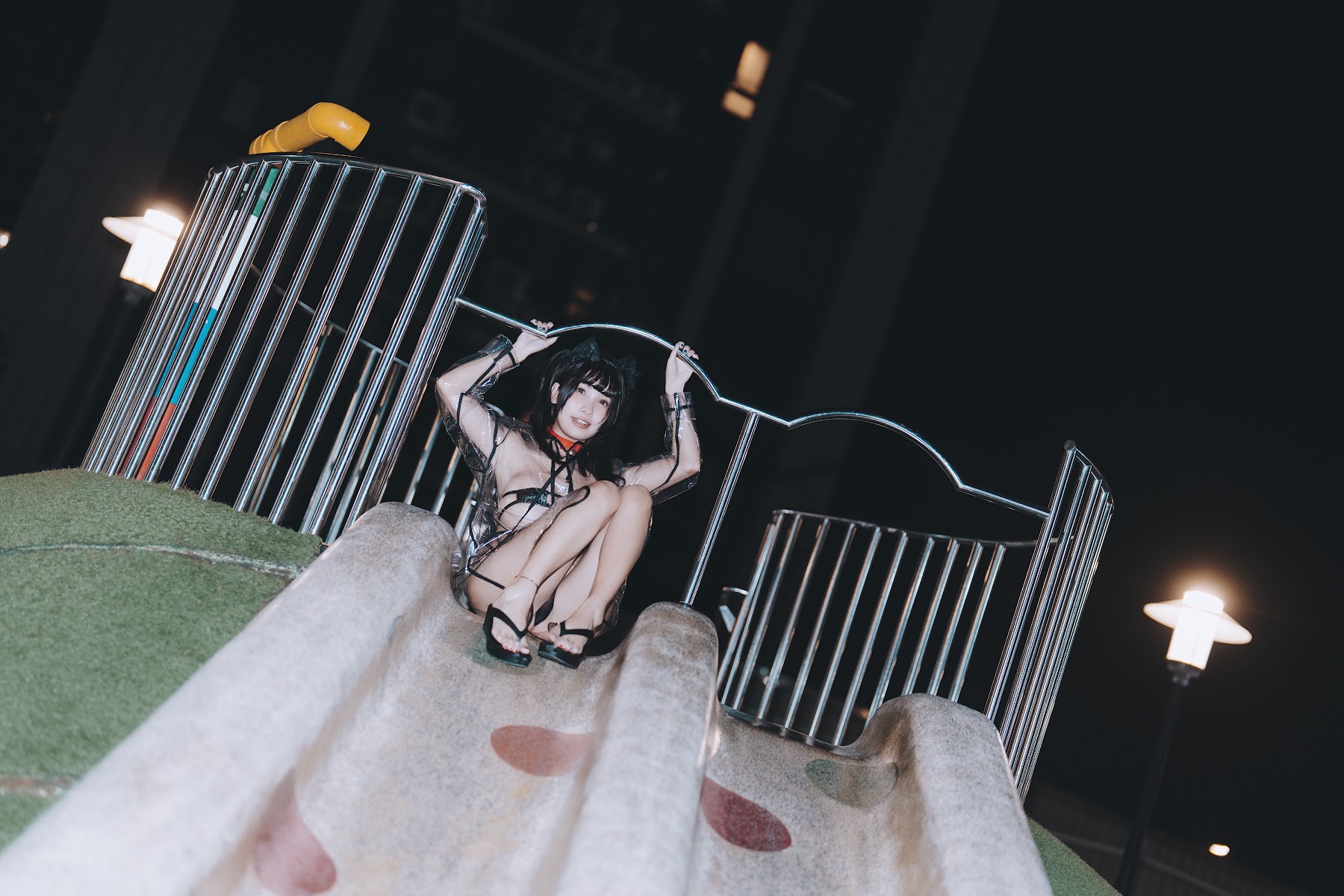 Coser@慕慕Momo – 溜雨衣貓貓 - P3