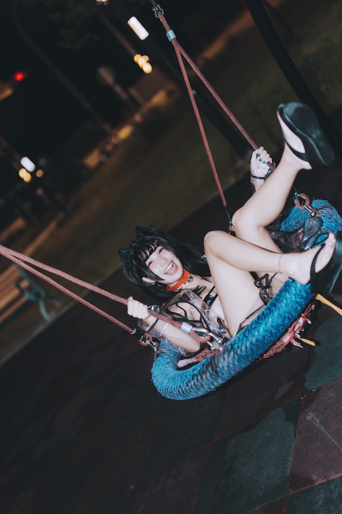 Coser@慕慕Momo – 溜雨衣貓貓 - P8