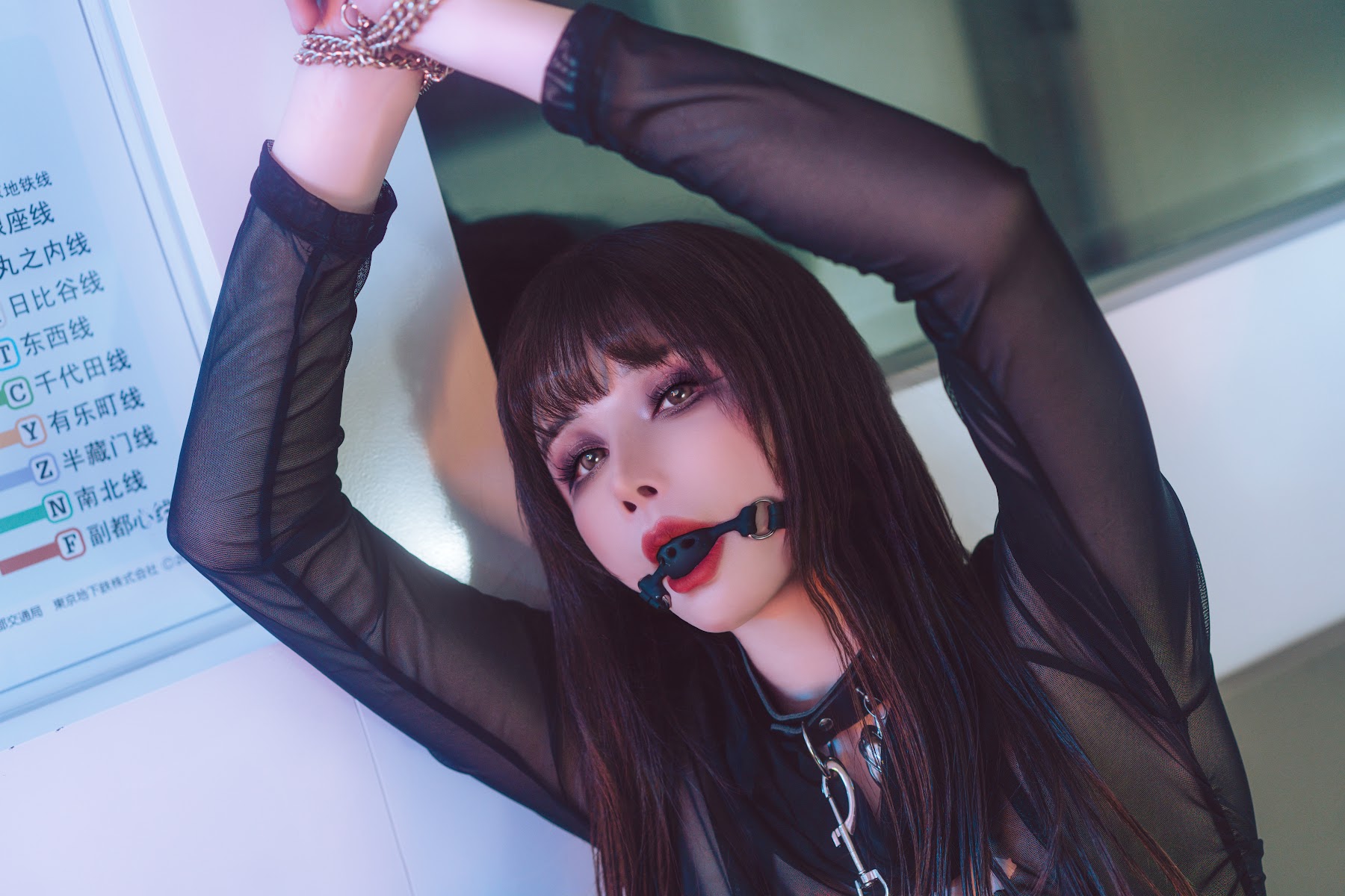 Coser@鹿八岁 – 地铁の调教 - P38