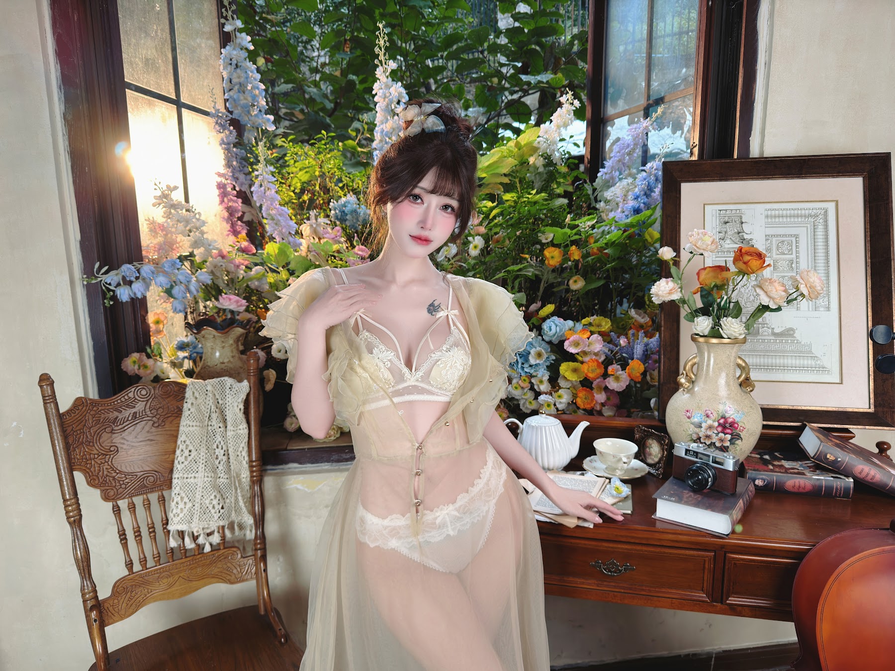 Coser@鹿八岁 – 深林的洁白花语 - P52