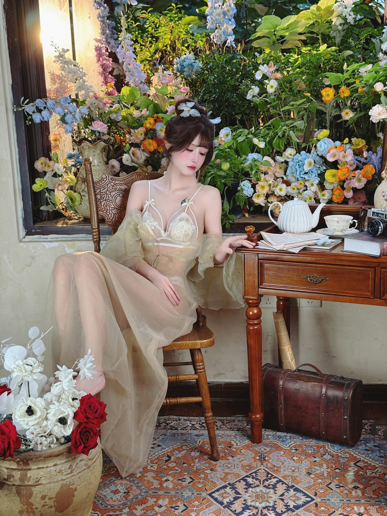 Coser@鹿八岁 – 深林的洁白花语 - P54