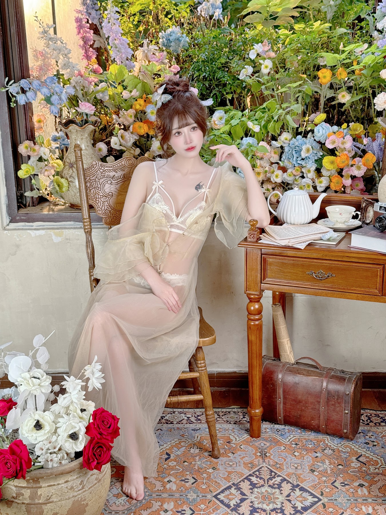 Coser@鹿八岁 – 深林的洁白花语 - P58
