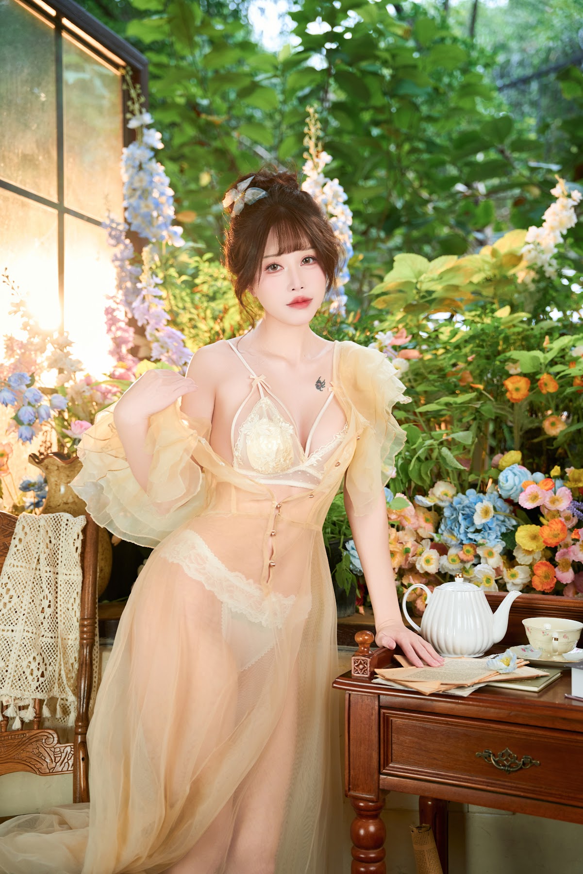 Coser@鹿八岁 – 深林的洁白花语 - P71