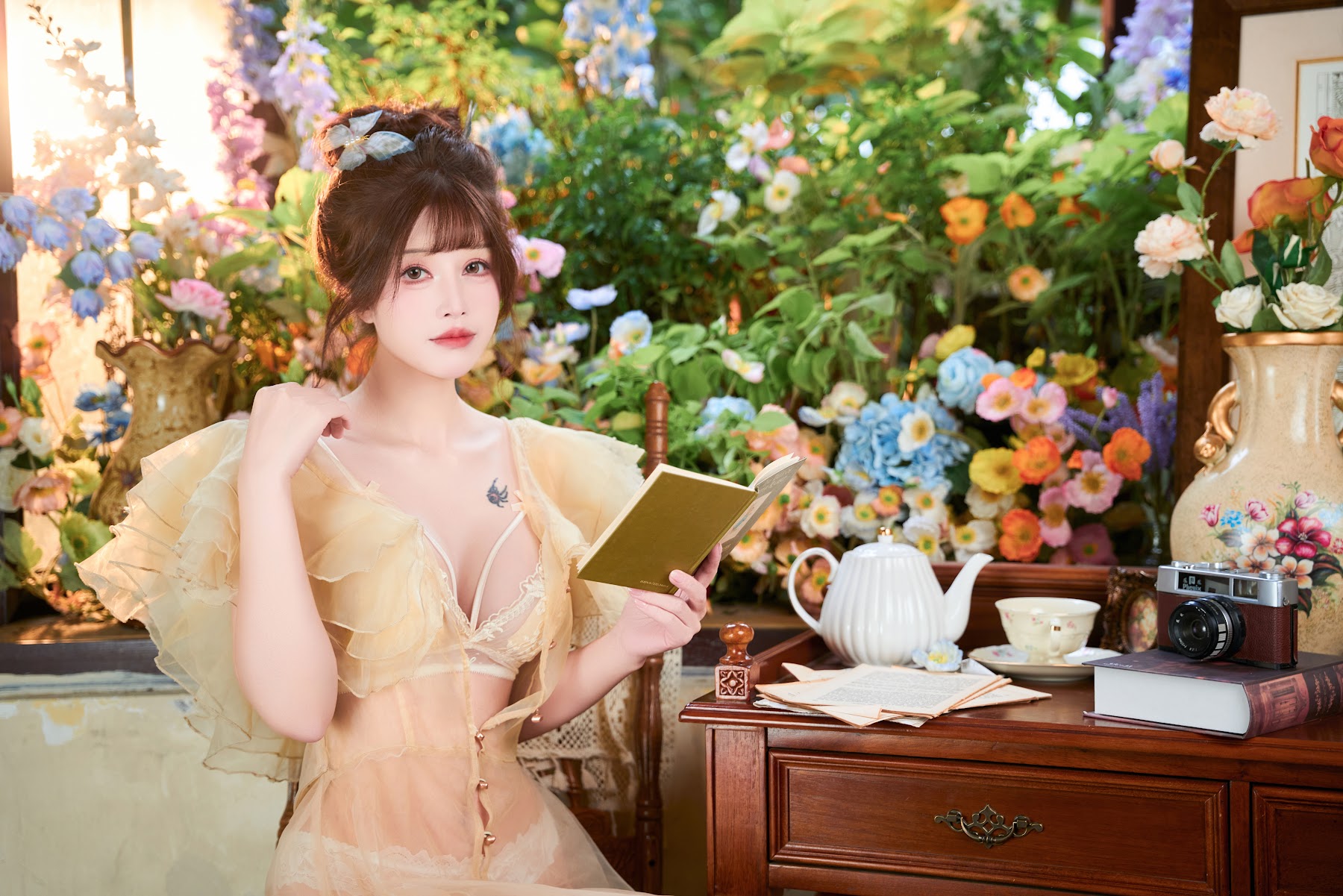 Coser@鹿八岁 – 深林的洁白花语 - P74
