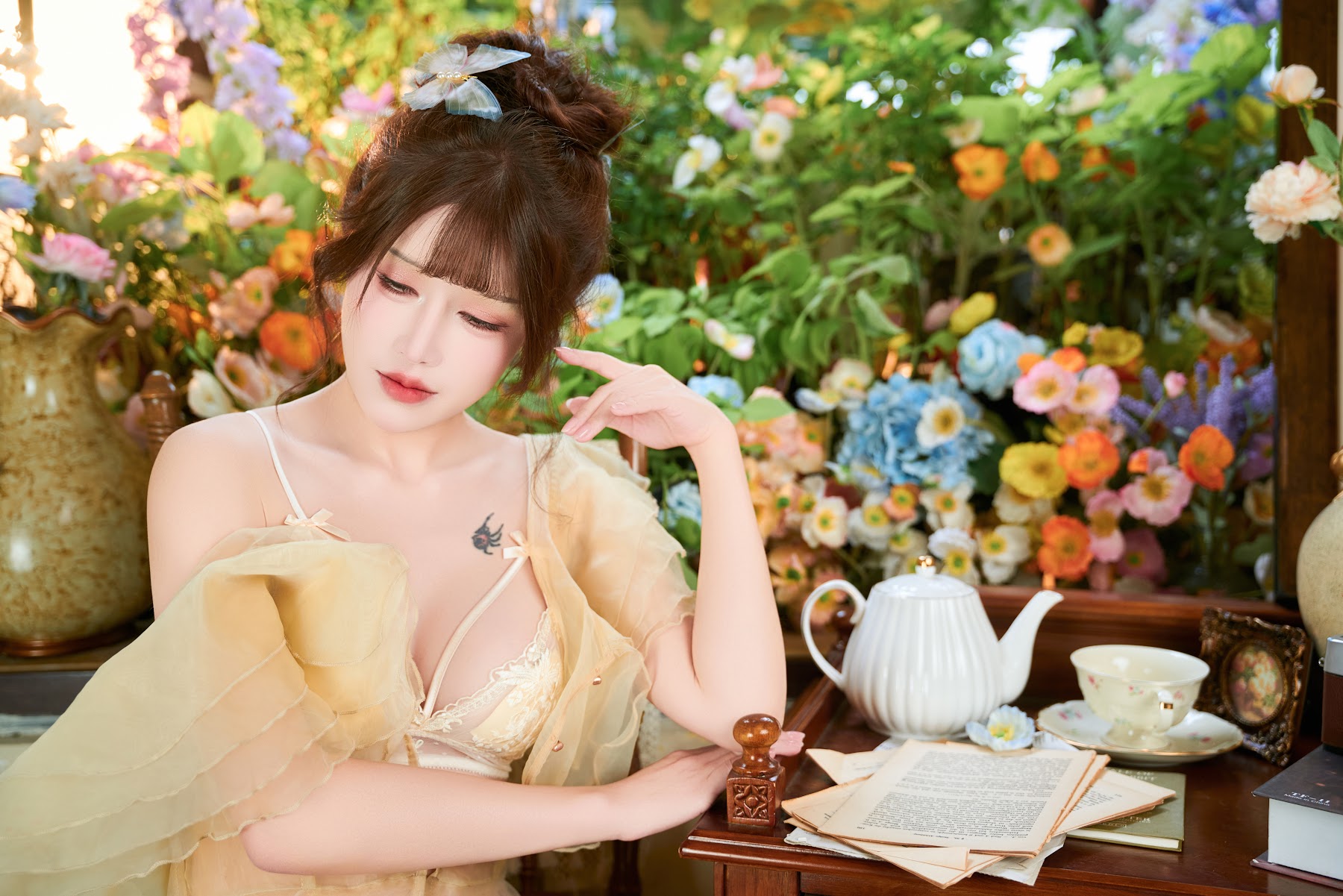 Coser@鹿八岁 – 深林的洁白花语 - P75