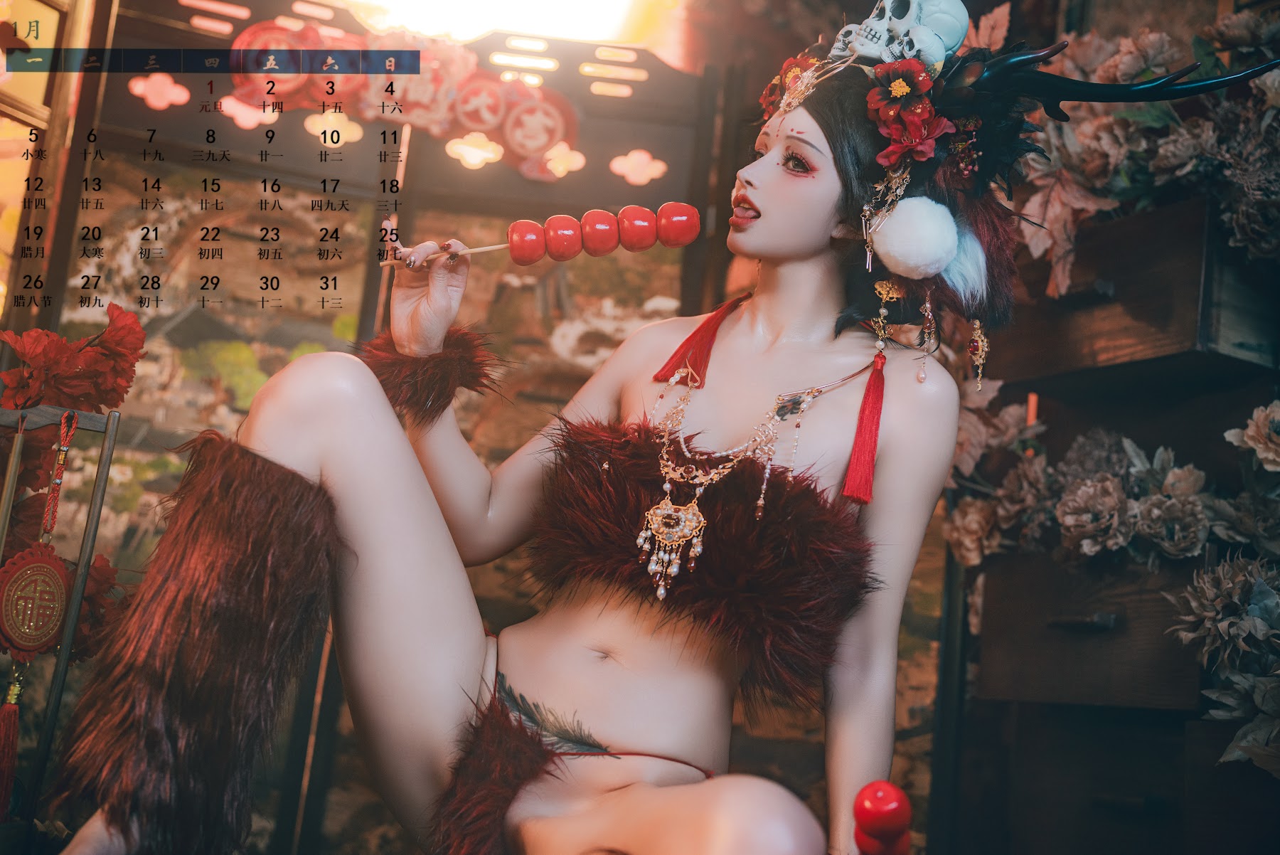 Coser@鹿八岁 – 2026精选日历壁纸 - P1
