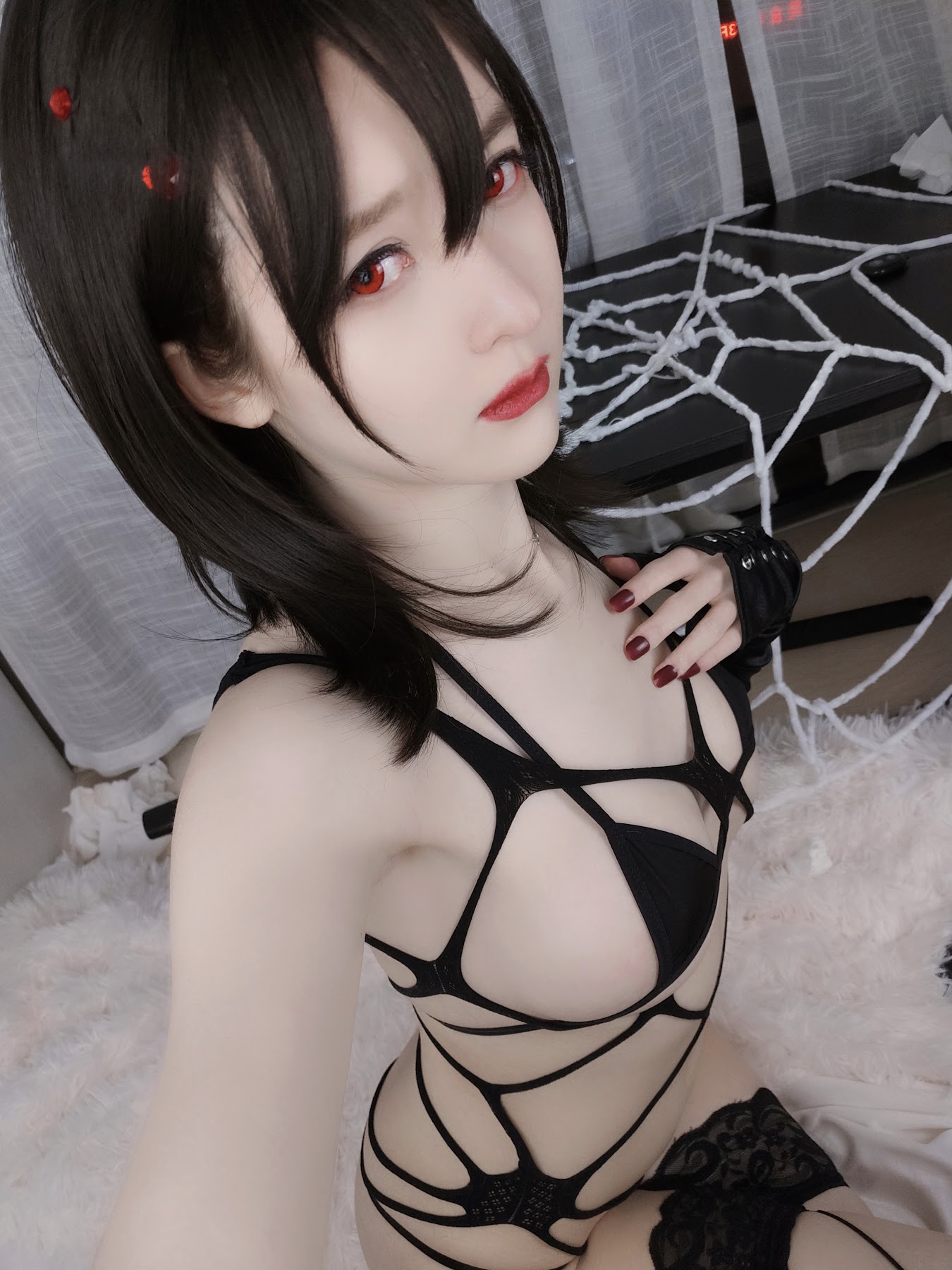 Coser@一小央泽 (yixiaoyangze) – クモMISS SPIDER - P12