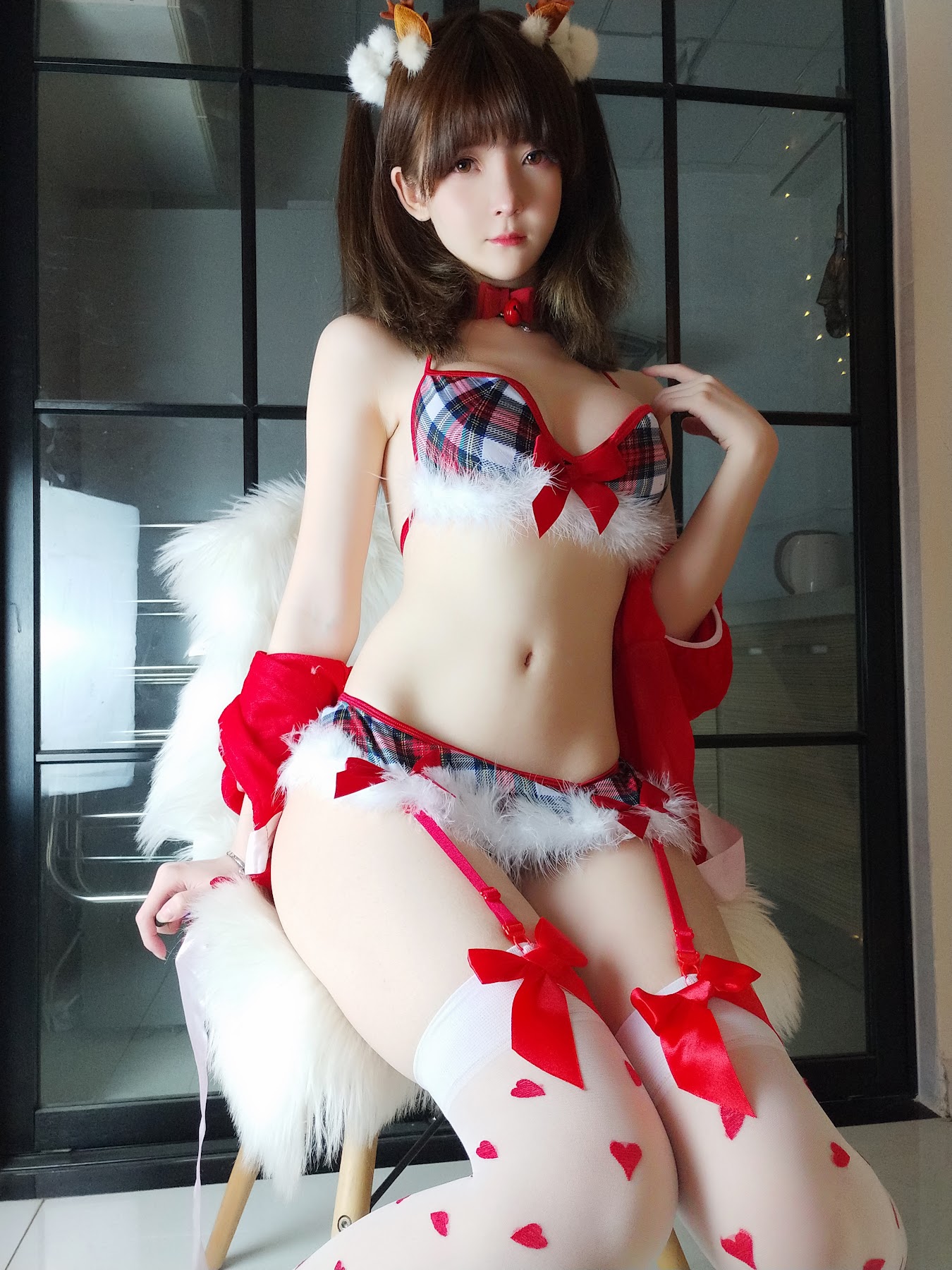 Coser@一小央泽 (yixiaoyangze) – 圣诞 鹿 - P25
