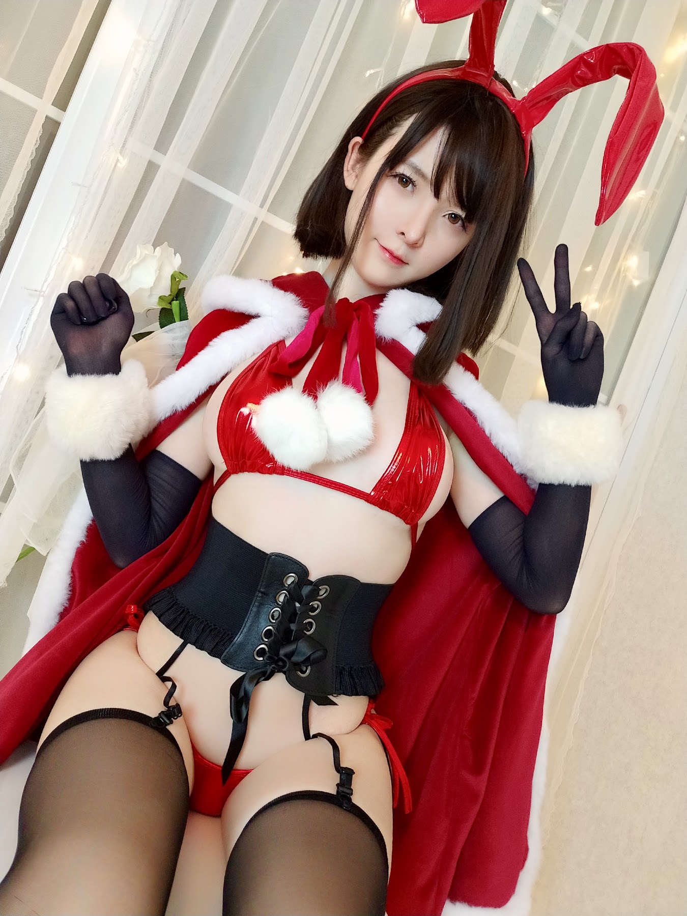 Coser@一小央泽 (yixiaoyangze) – 圣诞 兔 - P15
