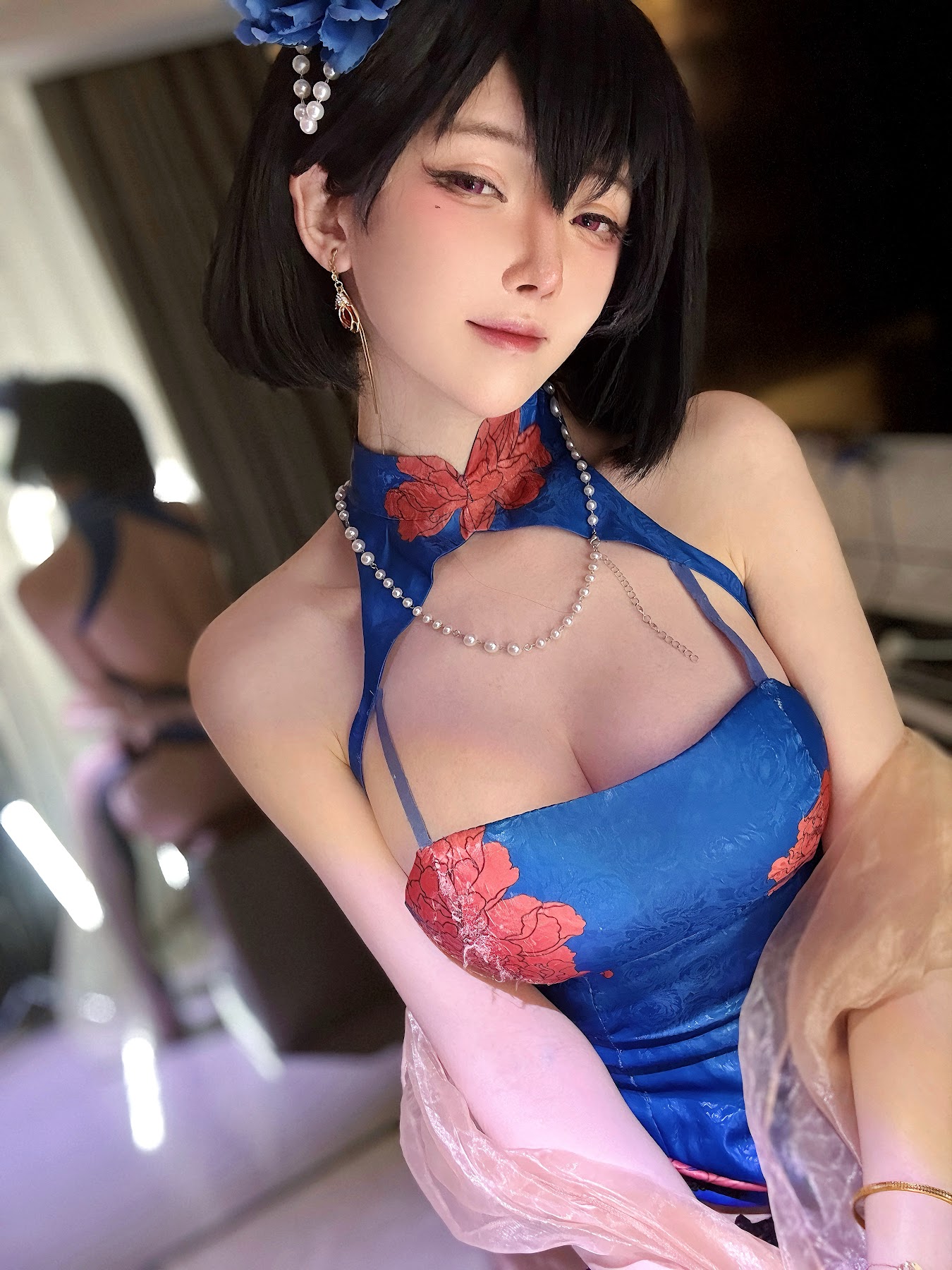 Coser@一小央泽 (yixiaoyangze) – 建武 旗袍 - P39