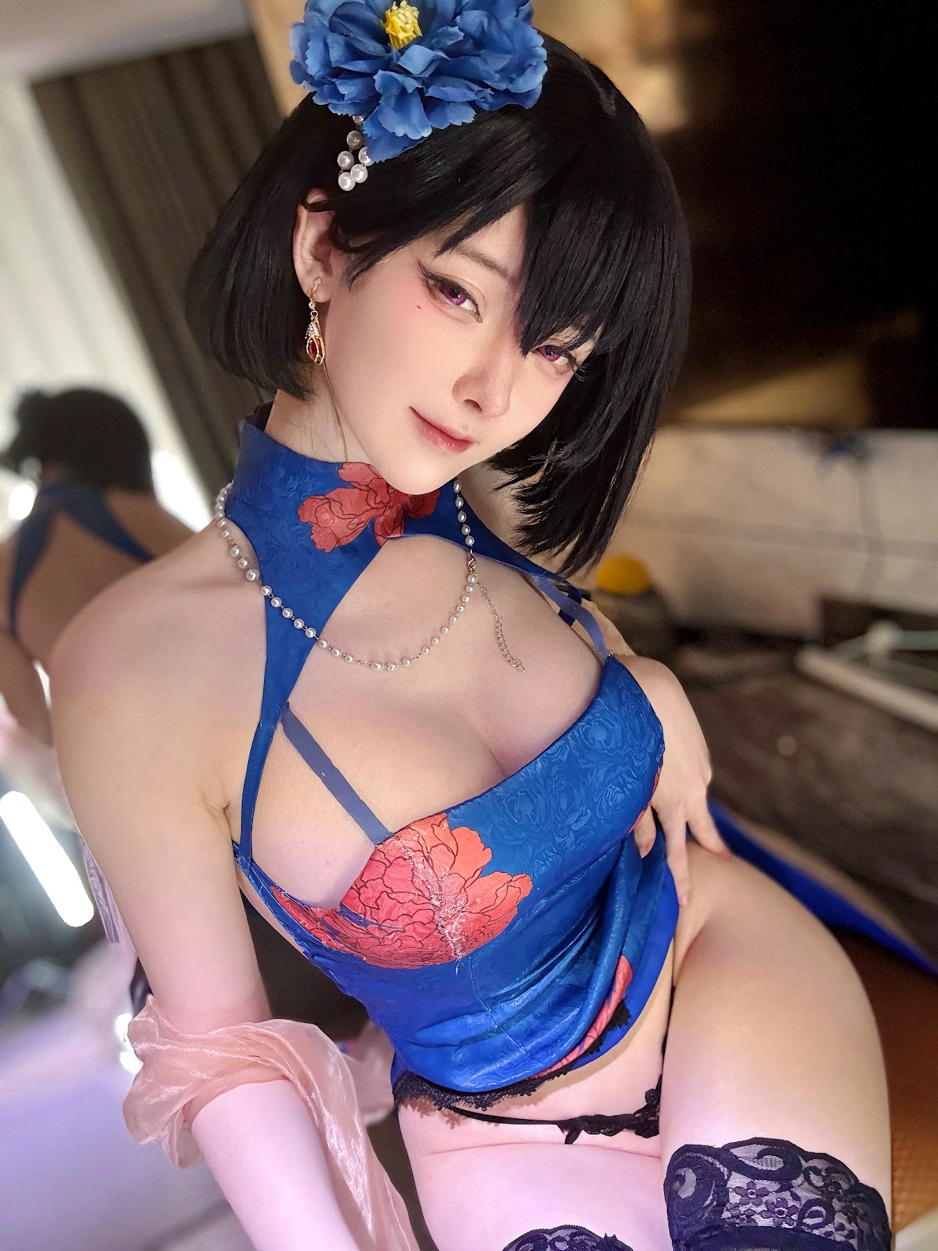Coser@一小央泽 (yixiaoyangze) – 建武 旗袍 - P40