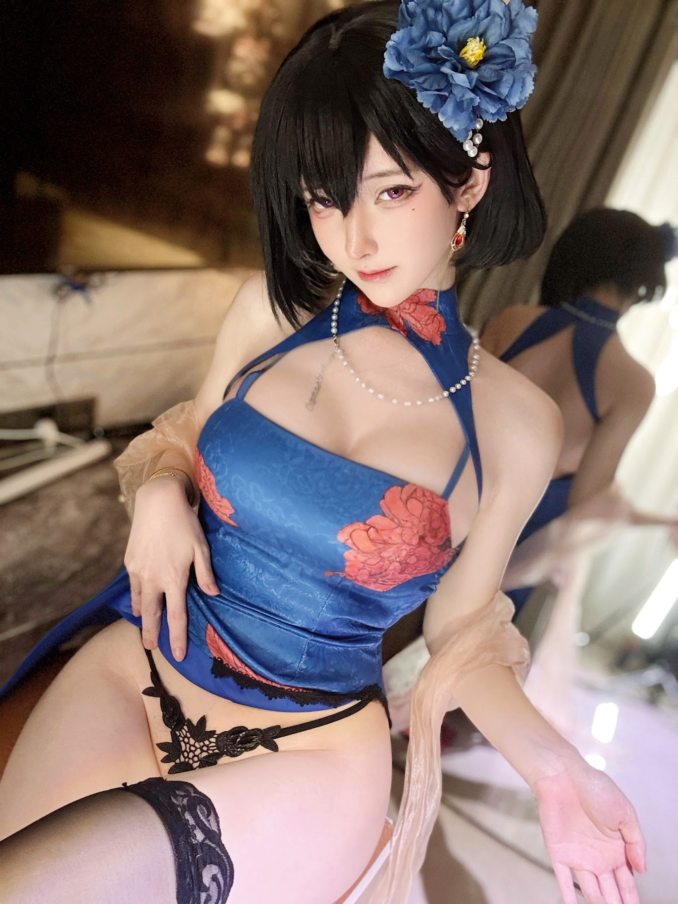 Coser@一小央泽 (yixiaoyangze) – 建武 旗袍 - P41