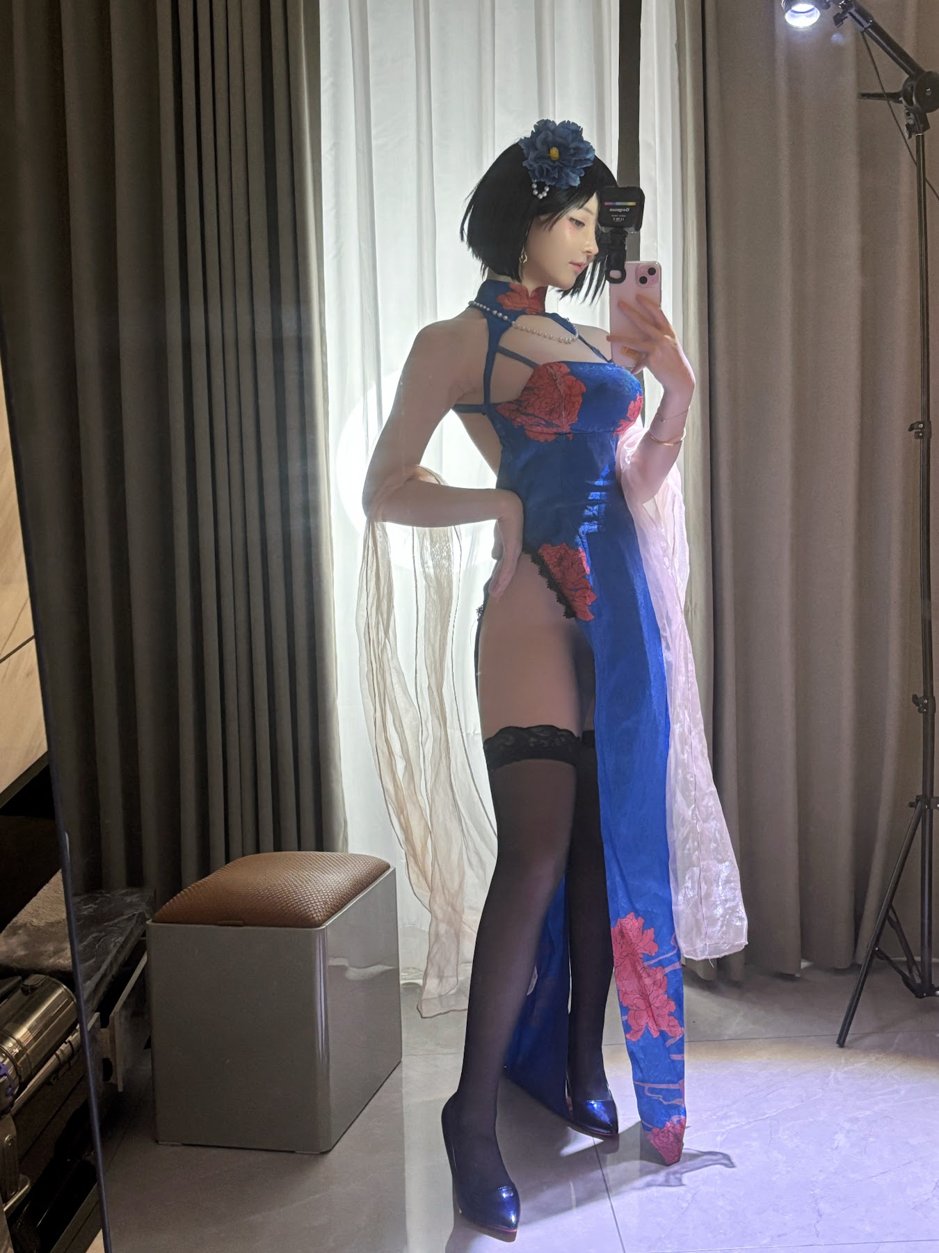 Coser@一小央泽 (yixiaoyangze) – 建武 旗袍 - P46