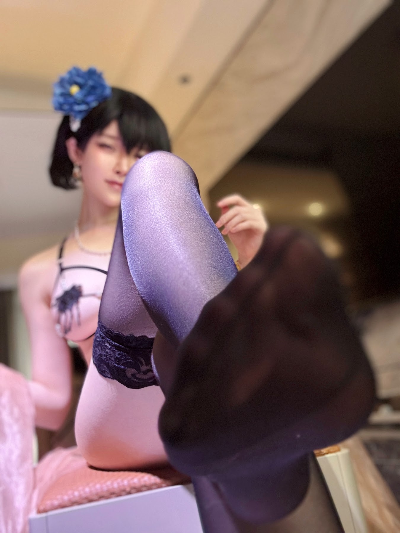 Coser@一小央泽 (yixiaoyangze) – 建武 旗袍 - P60