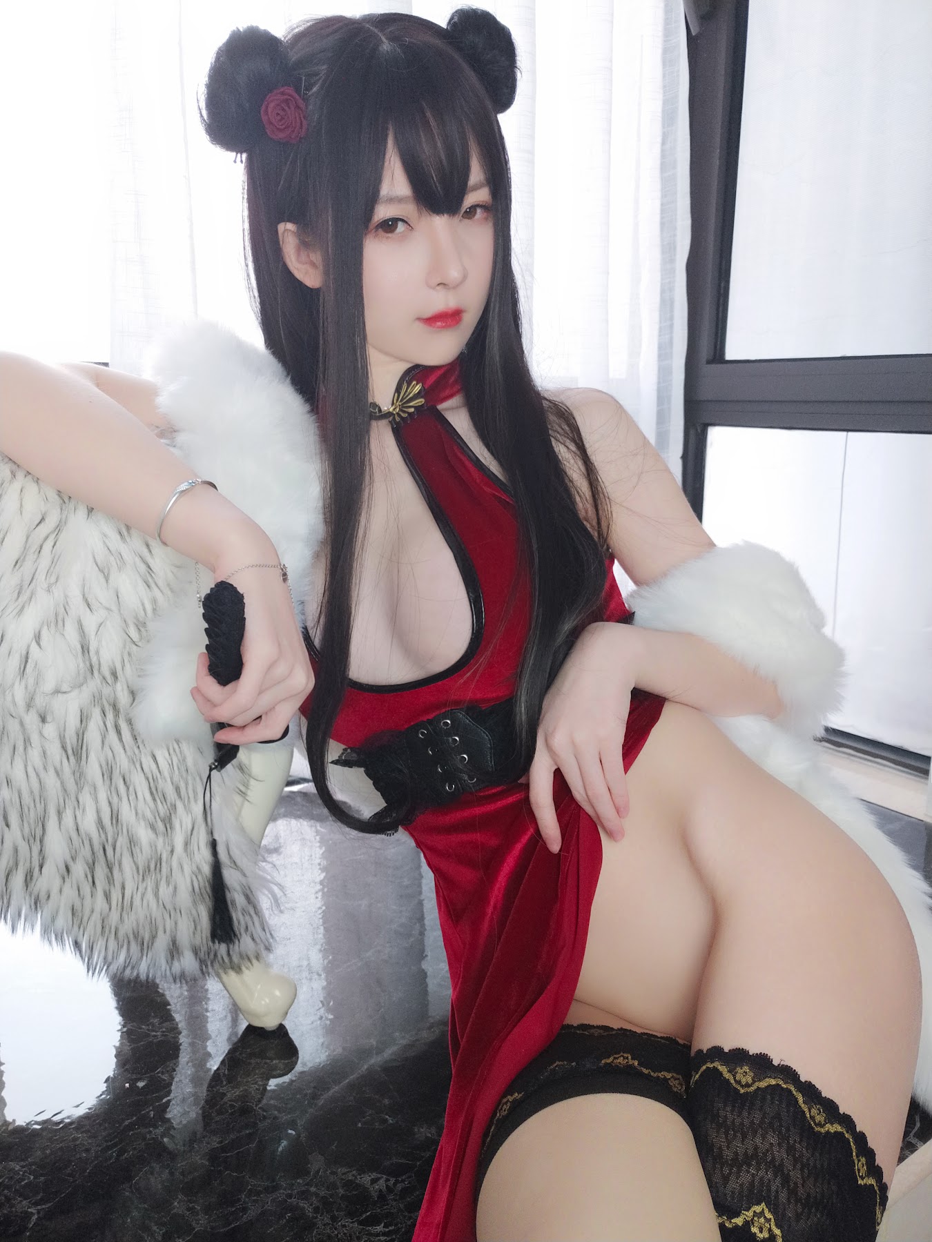 Coser@一小央泽 (yixiaoyangze) – 新月红玫 - P39