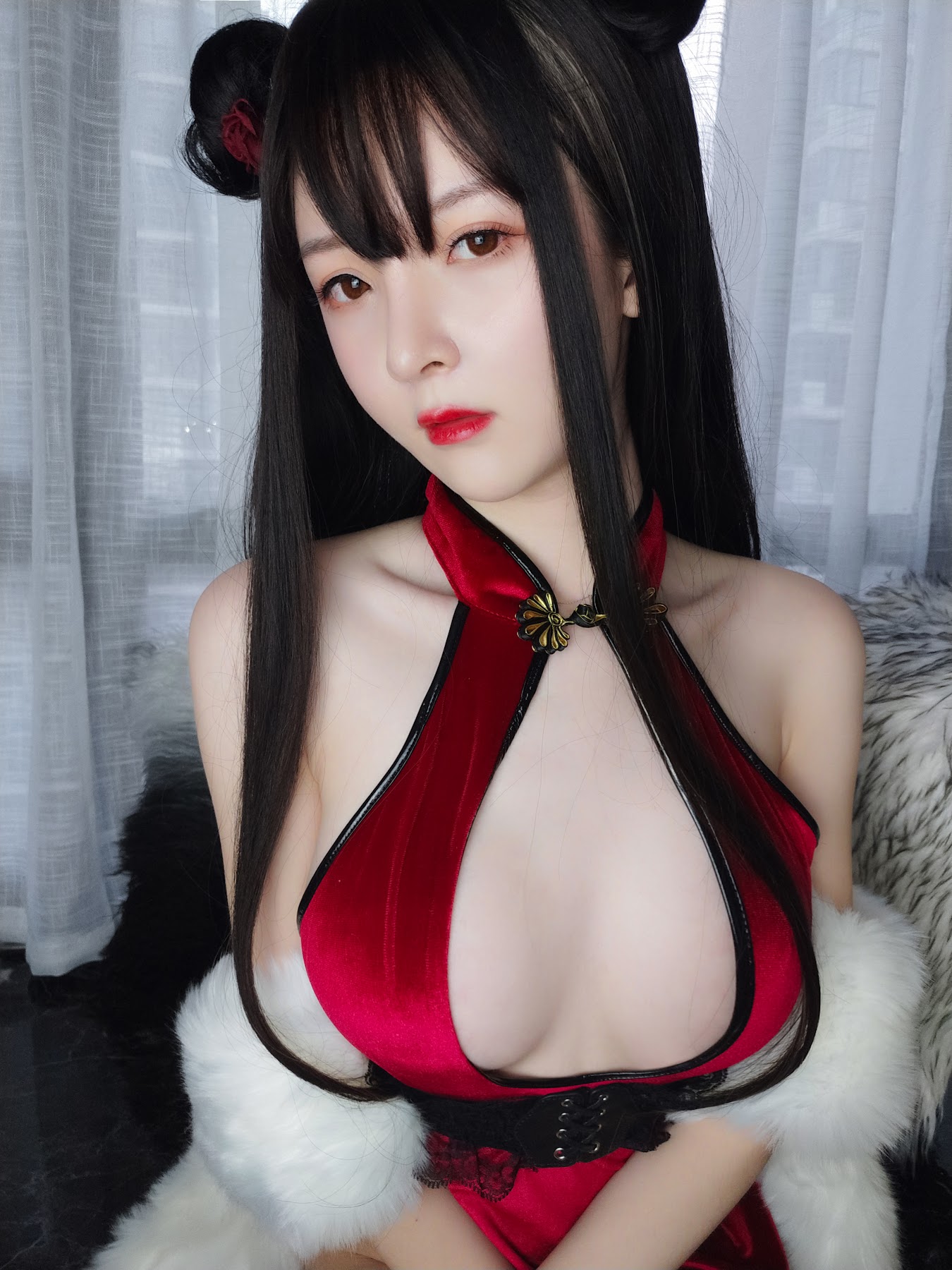 Coser@一小央泽 (yixiaoyangze) – 新月红玫 - P60