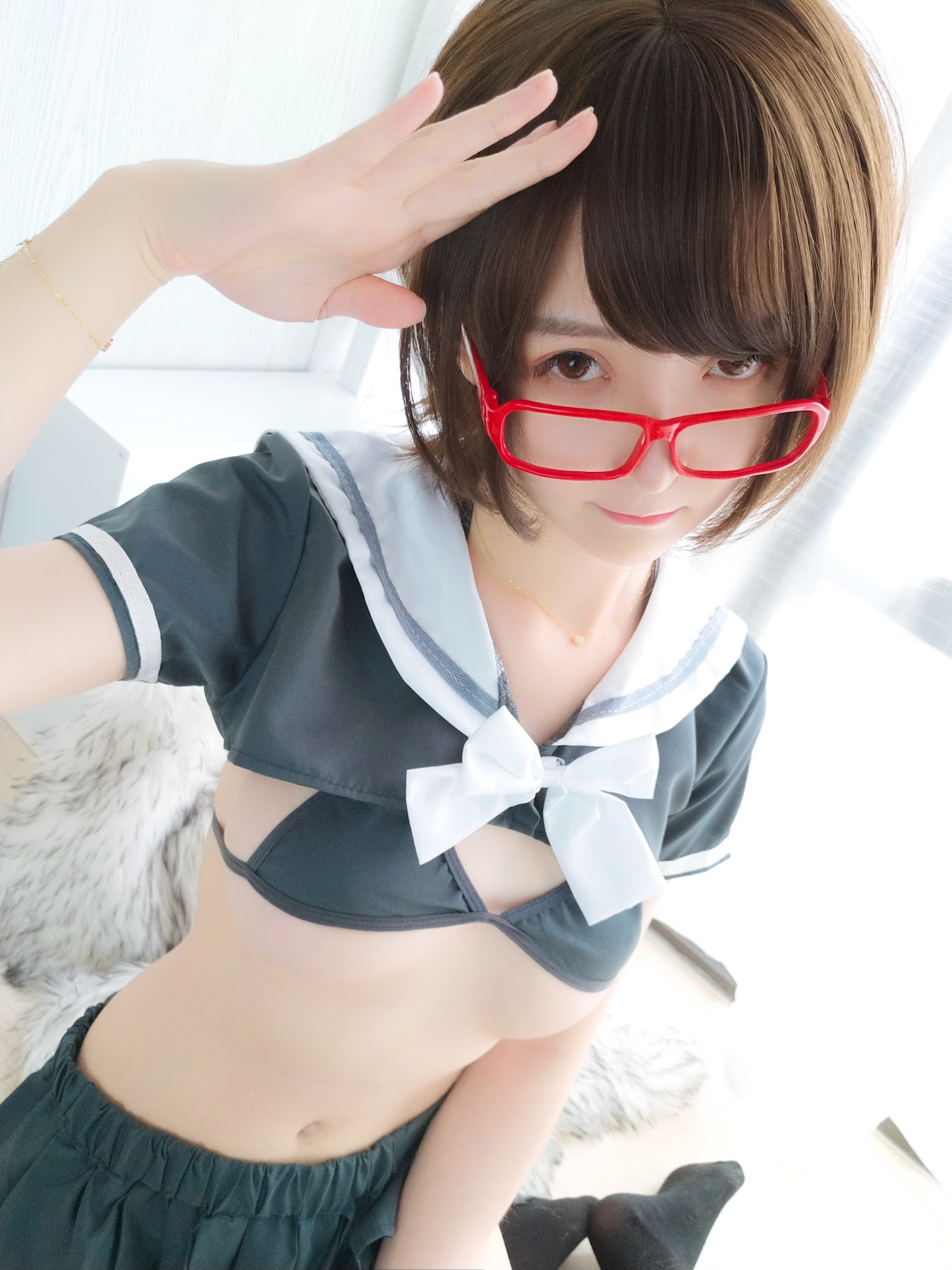 Coser@一小央泽 (yixiaoyangze) – 早安学妹 - P15
