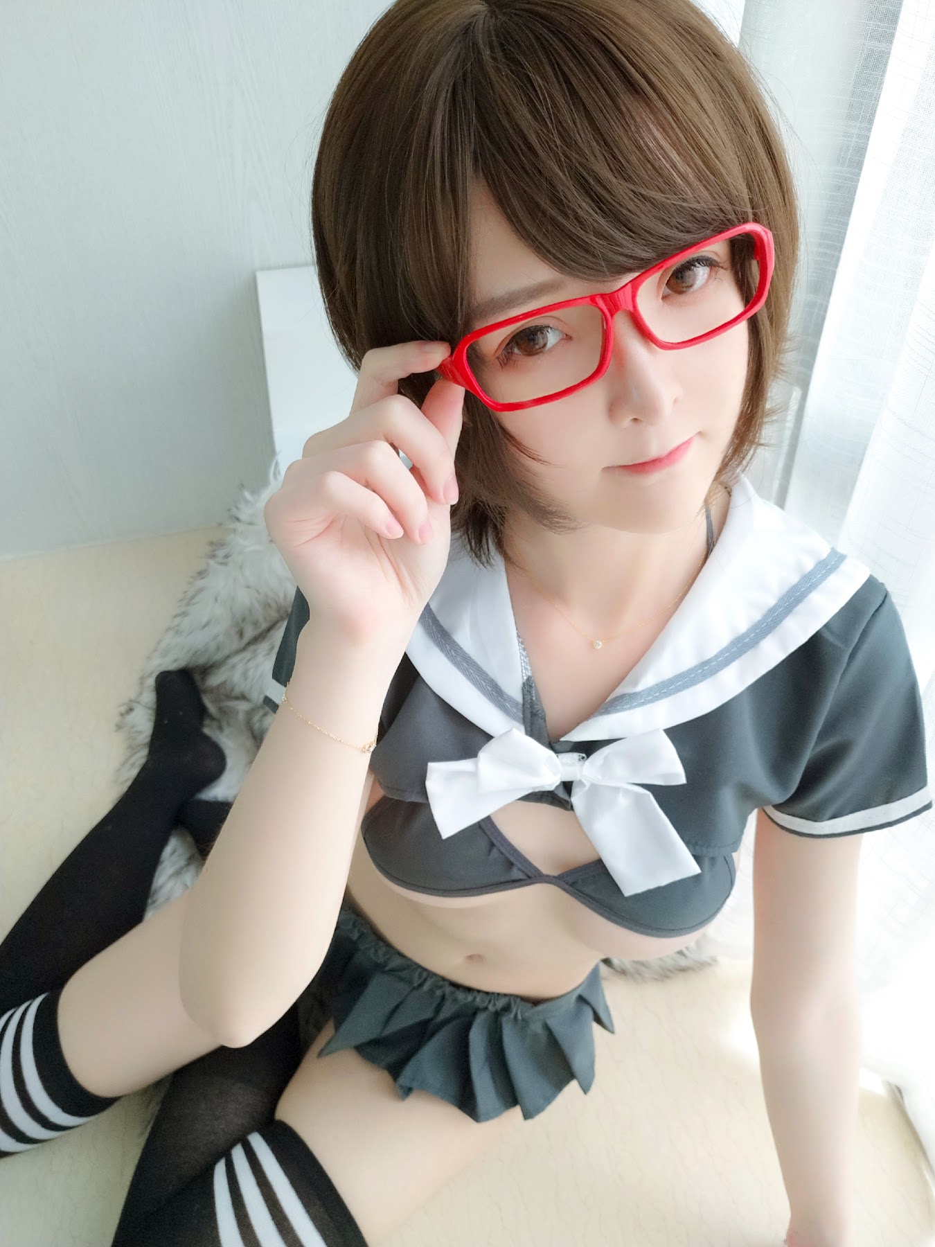 Coser@一小央泽 (yixiaoyangze) – 早安学妹 - P28