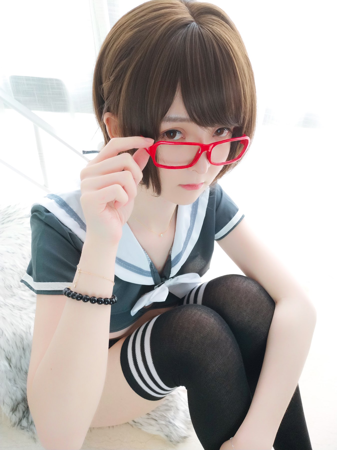 Coser@一小央泽 (yixiaoyangze) – 早安学妹 - P32