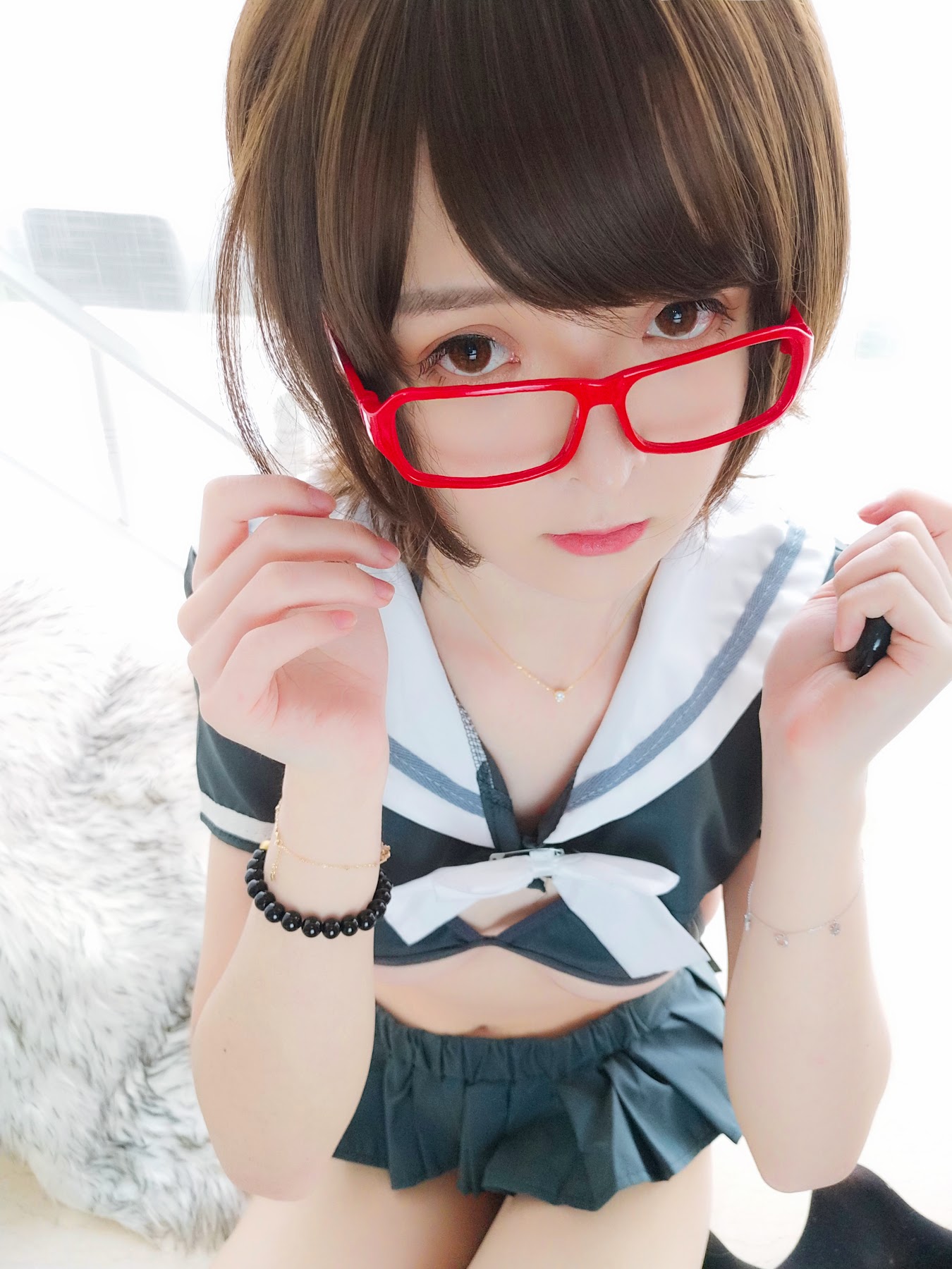 Coser@一小央泽 (yixiaoyangze) – 早安学妹 - P33
