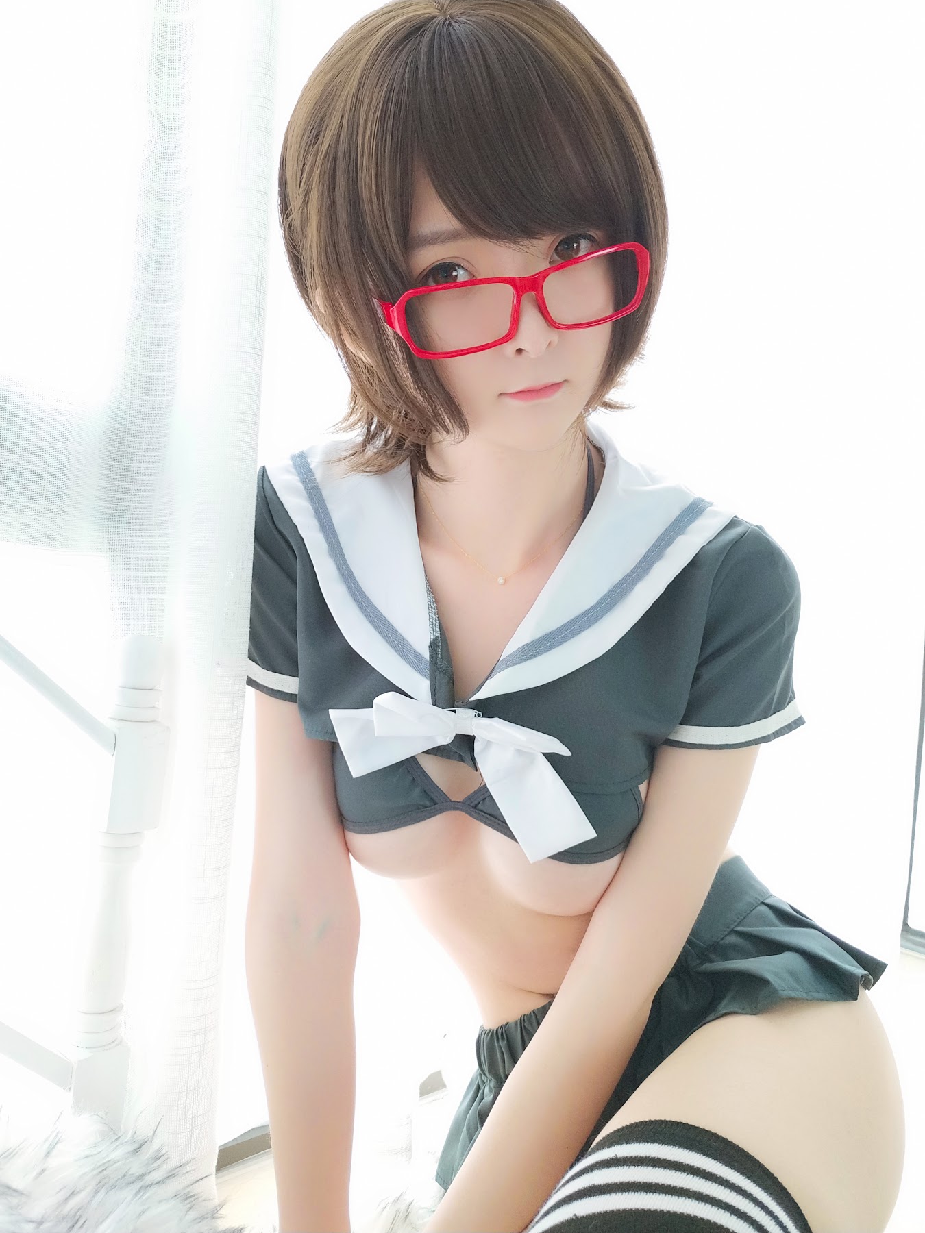 Coser@一小央泽 (yixiaoyangze) – 早安学妹 - P35