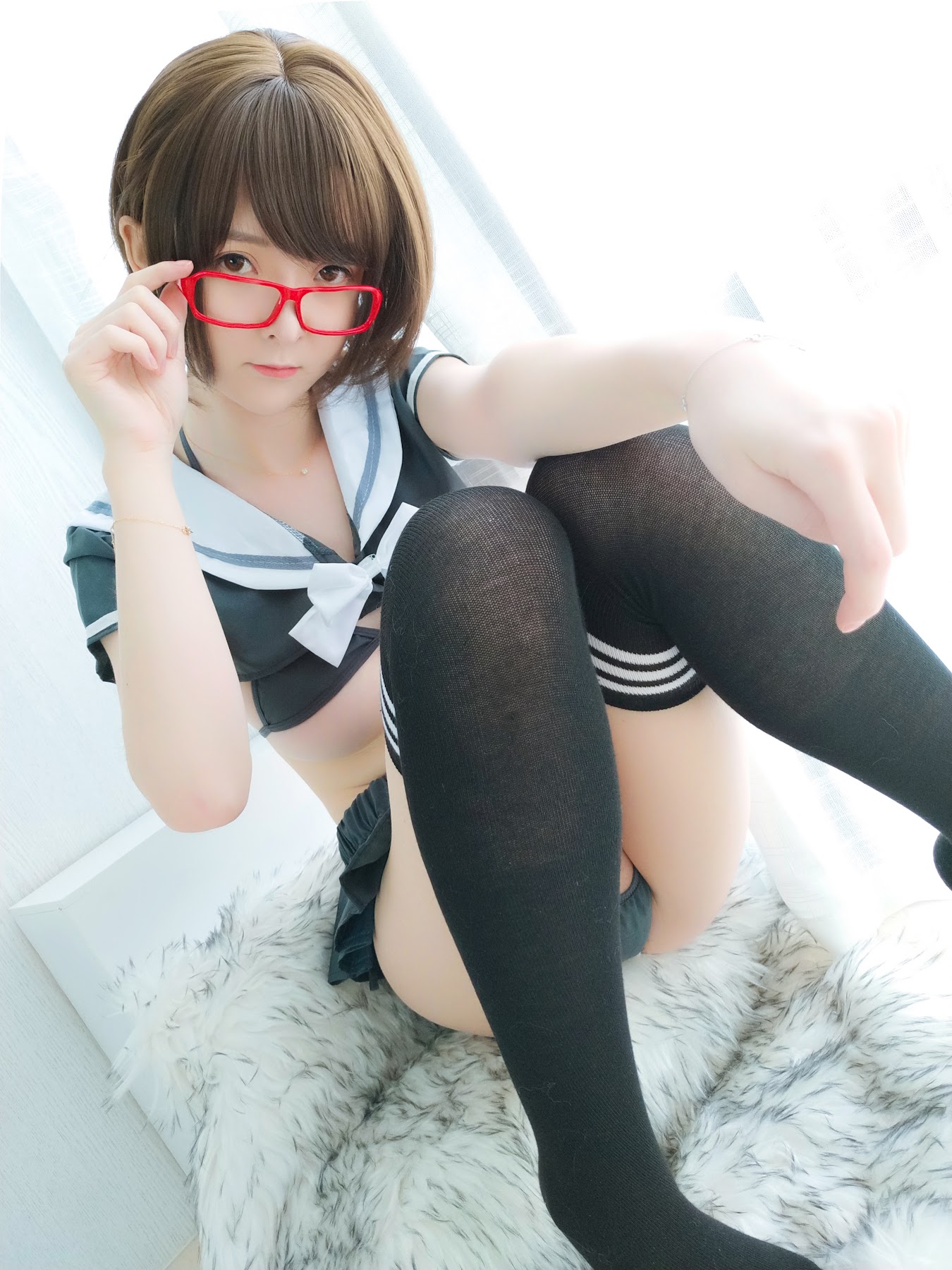 Coser@一小央泽 (yixiaoyangze) – 早安学妹 - P37