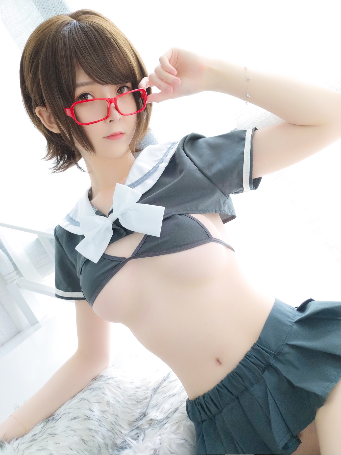 Coser@一小央泽 (yixiaoyangze) – 早安学妹 - P4