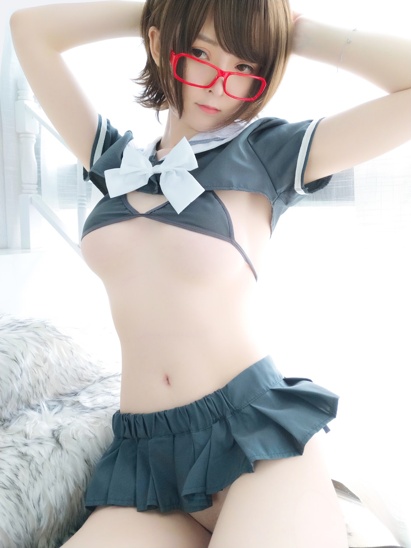 Coser@一小央泽 (yixiaoyangze) – 早安学妹 - P6