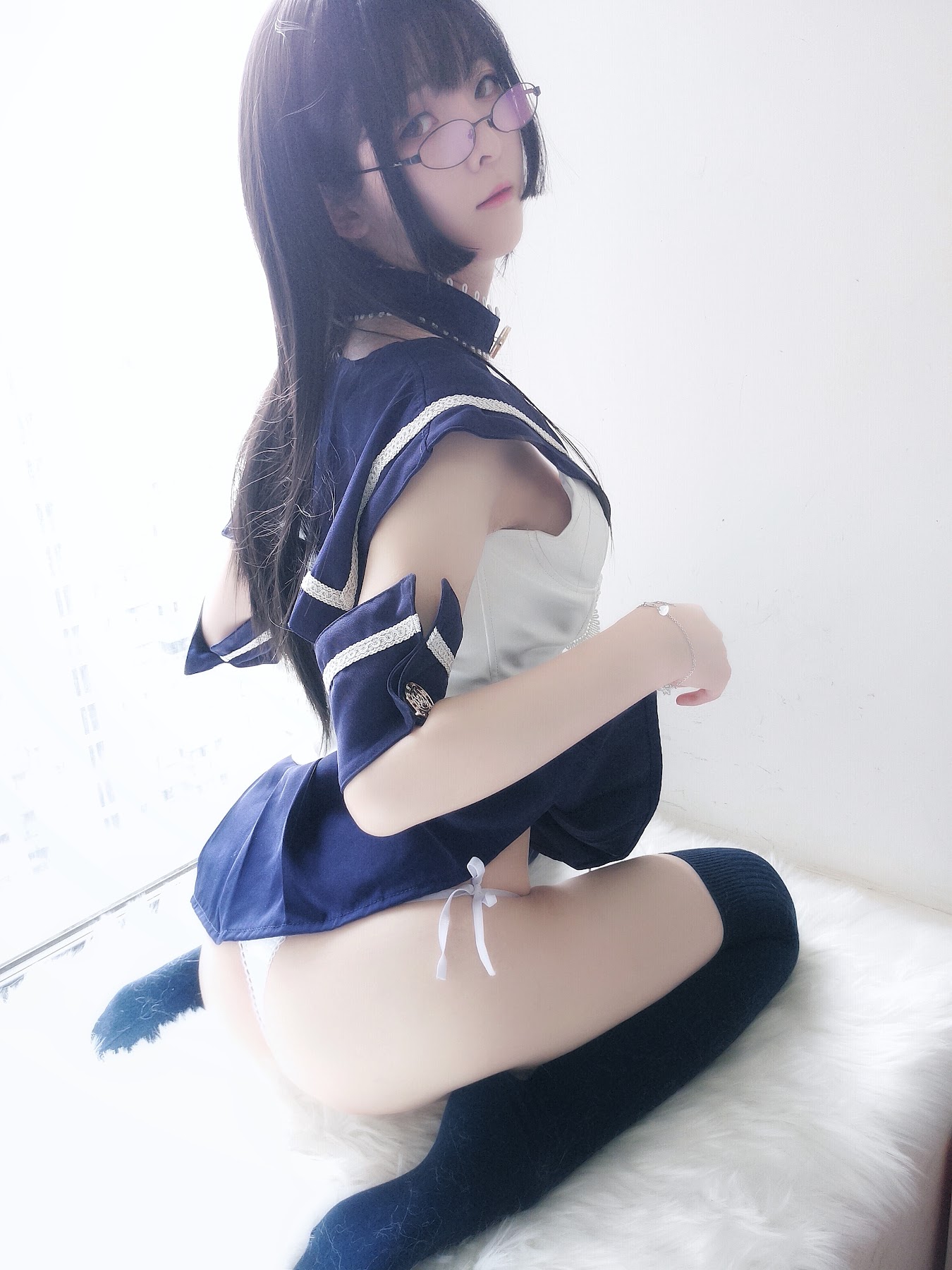 Coser@一小央泽 (yixiaoyangze) – 武士刀与水手服 - P5