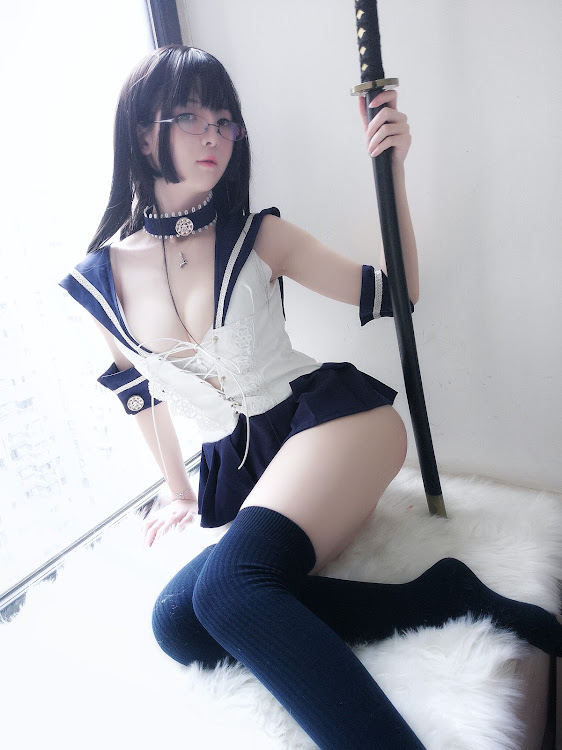 Coser@一小央泽 (yixiaoyangze) – 武士刀与水手服