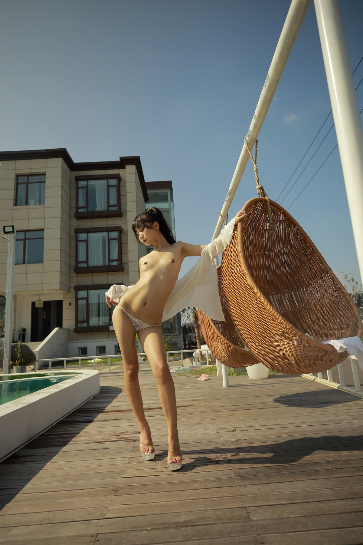 猫猫 – 极品苗条高马尾户外 Set.04 - P6