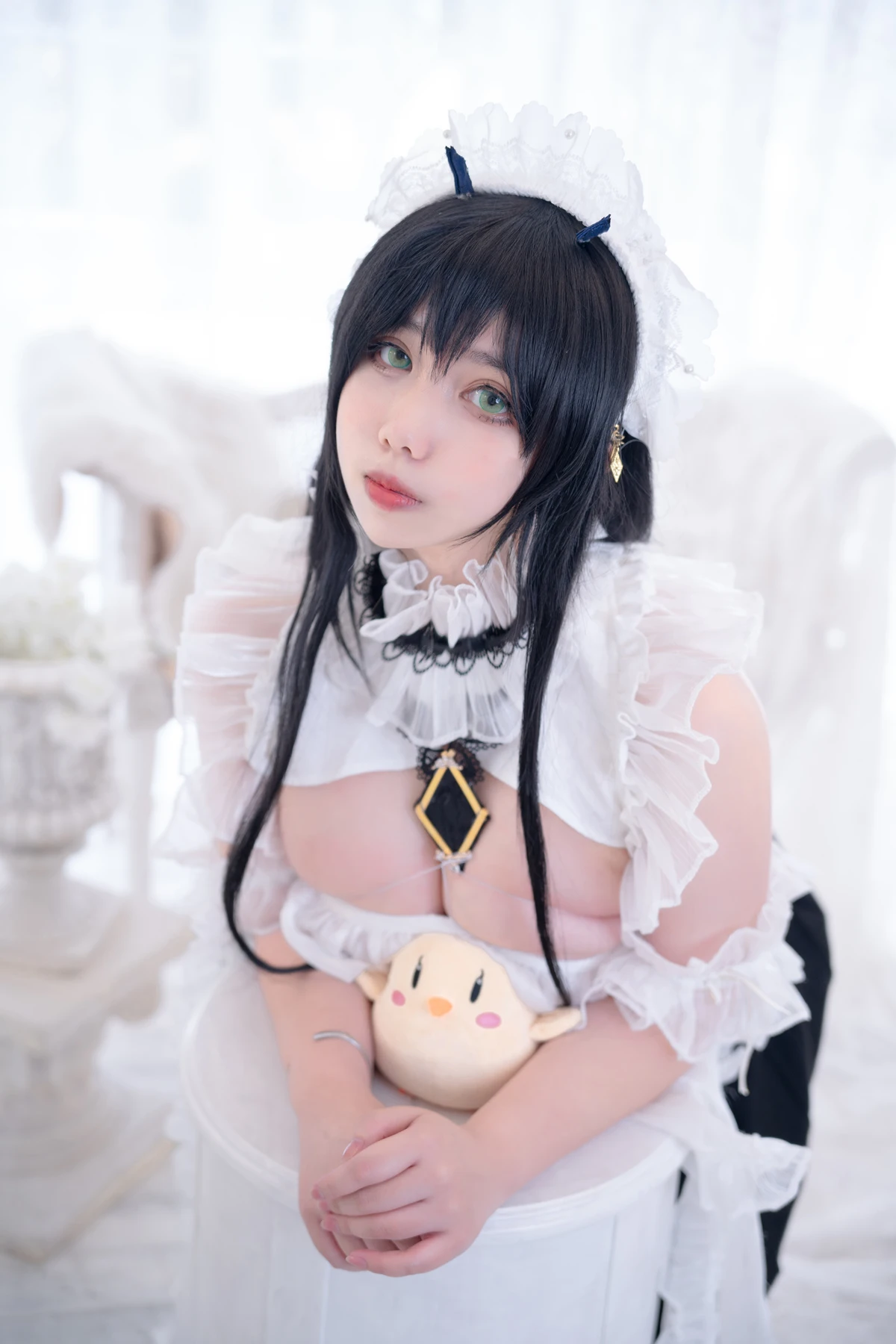 Cosplay 魅瞳Meroko – 豹纹短发 - P54