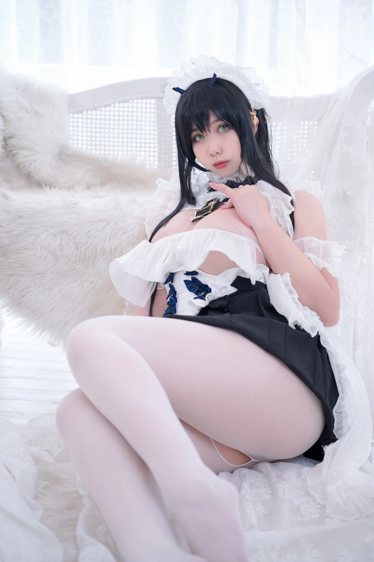 Cosplay 魅瞳Meroko – 豹纹短发 - P57