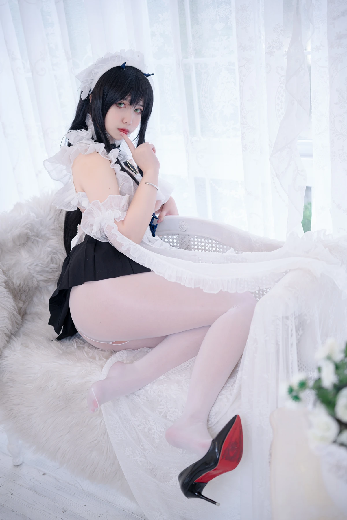 Cosplay 魅瞳Meroko – 豹纹短发 - P68