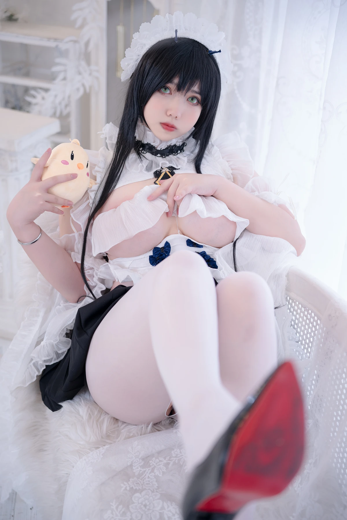 Cosplay 魅瞳Meroko – 豹纹短发 - P71