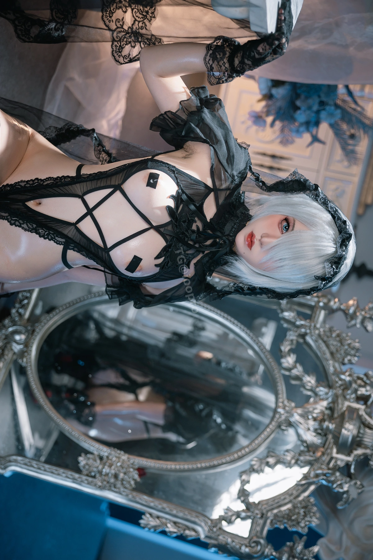 Cosplay 阿薰kaOri – 2B黑花嫁 - P19