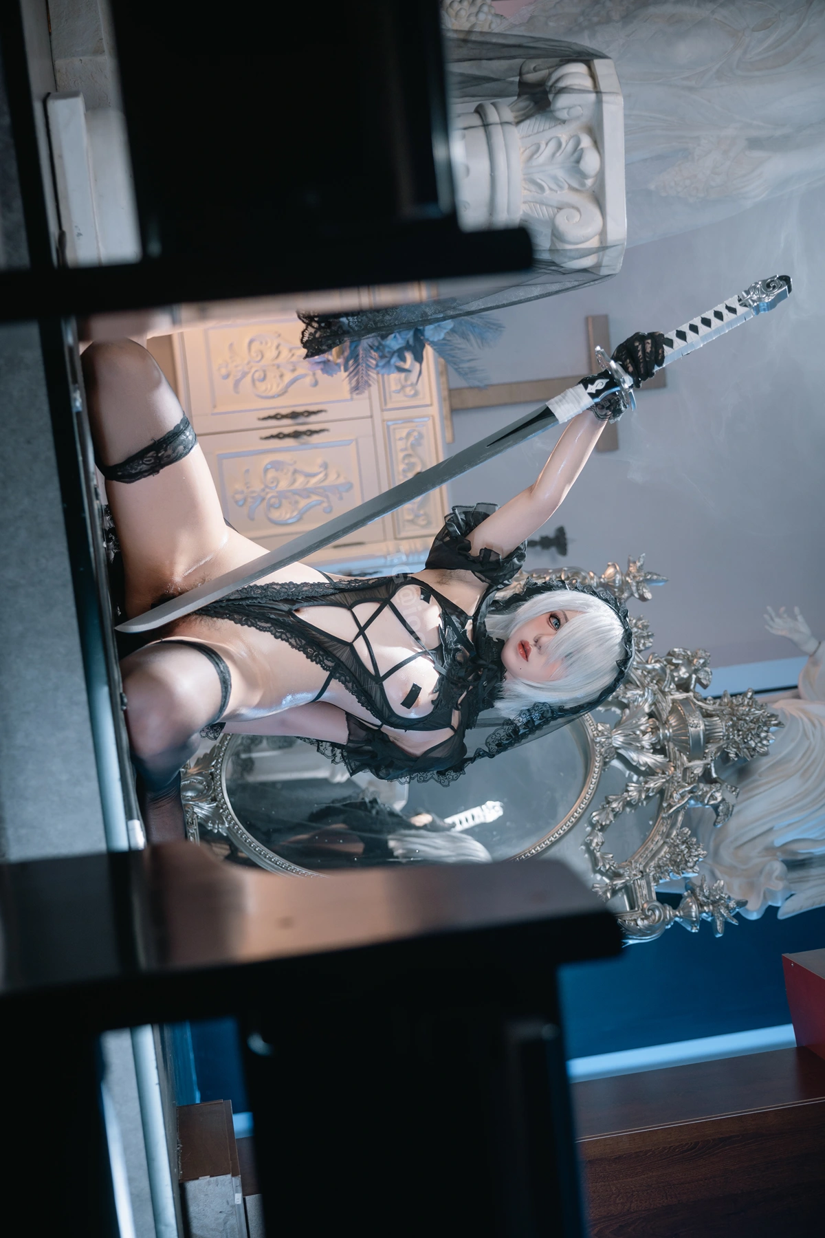Cosplay 阿薰kaOri – 2B黑花嫁 - P27