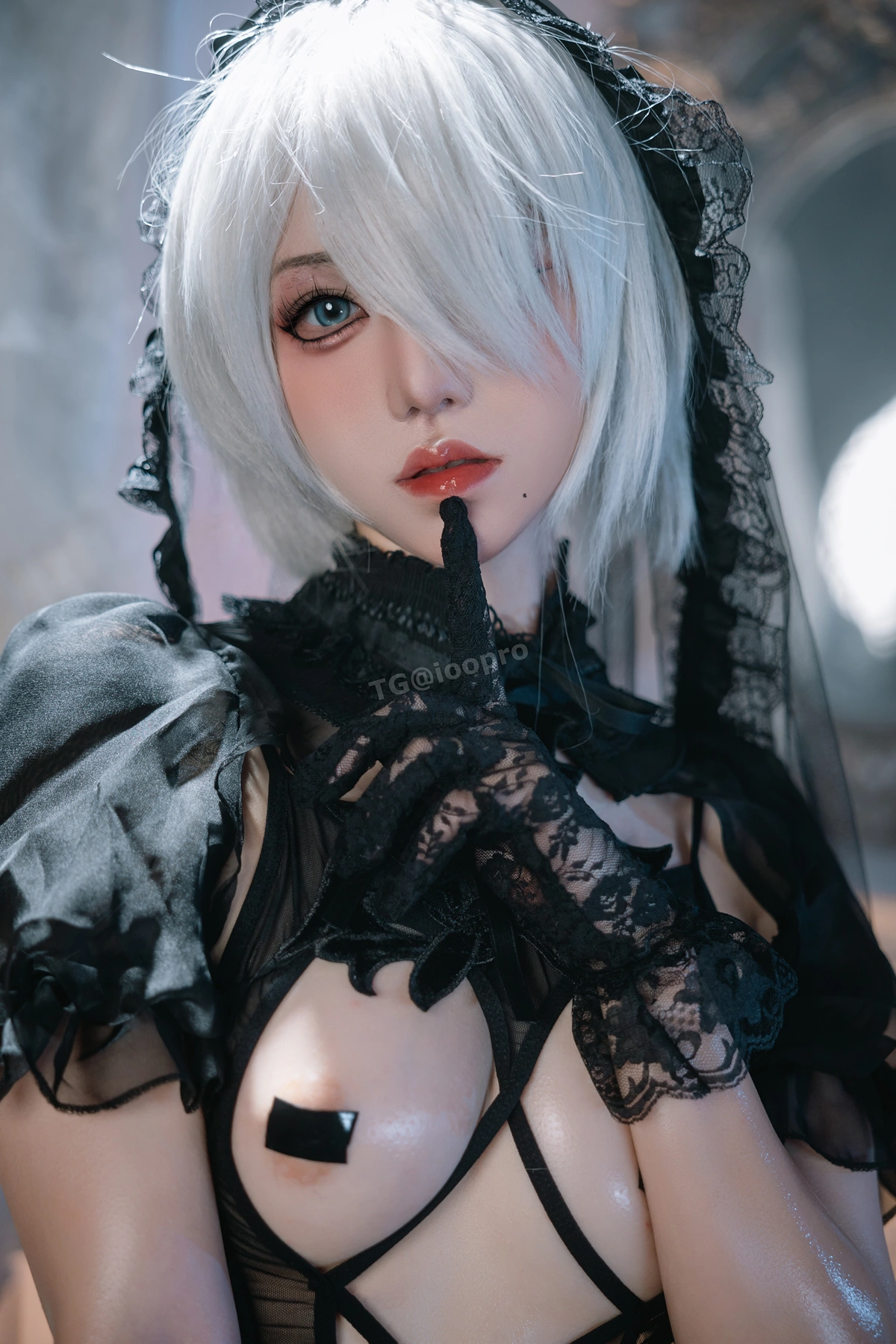 Cosplay 阿薰kaOri – 2B黑花嫁 - P68