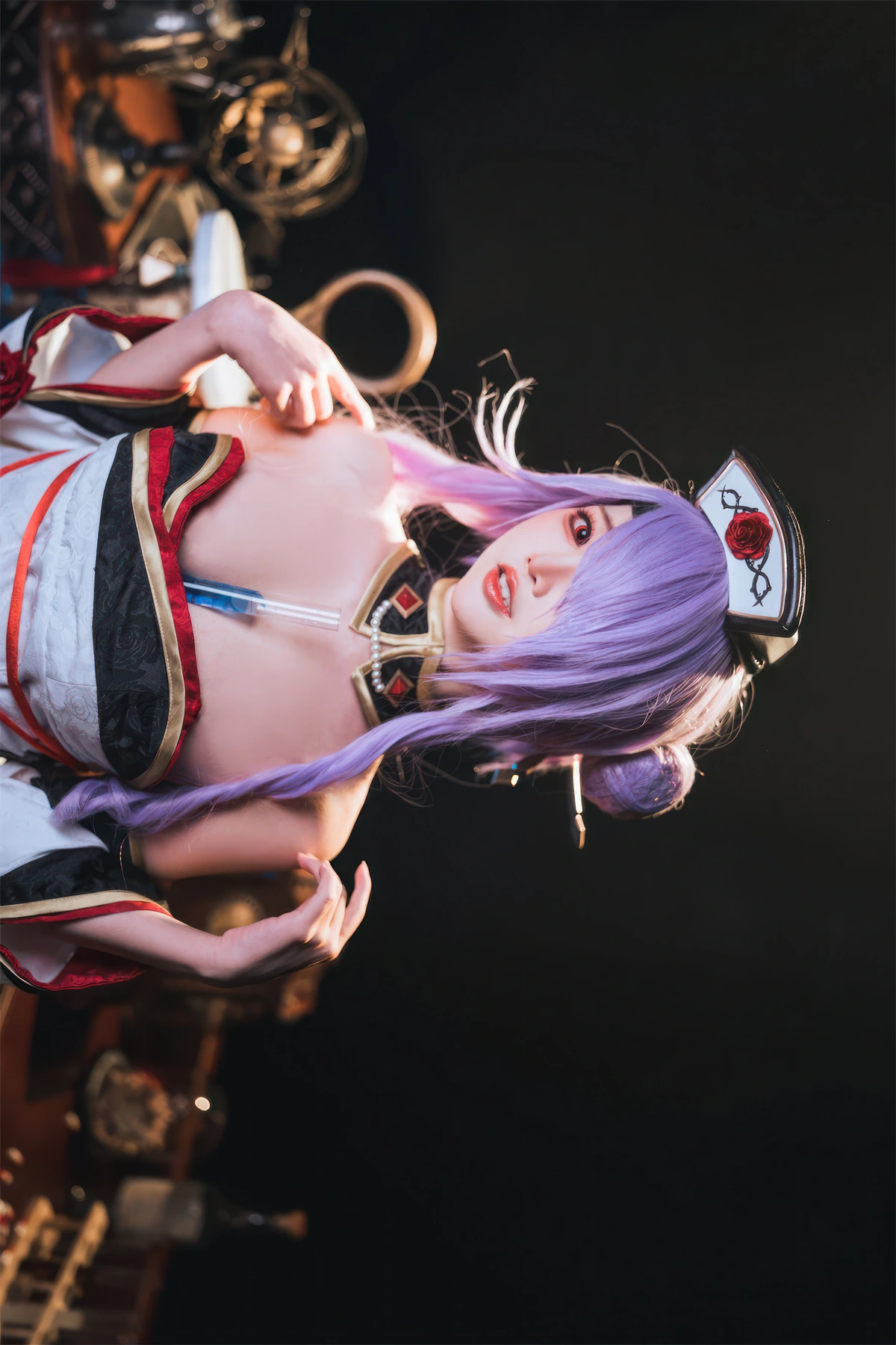 Cosplay 面饼仙儿 – 碧蓝航线 奥古斯特 女仆 – 公主连结Re：Dive 宵滨深月 - P53
