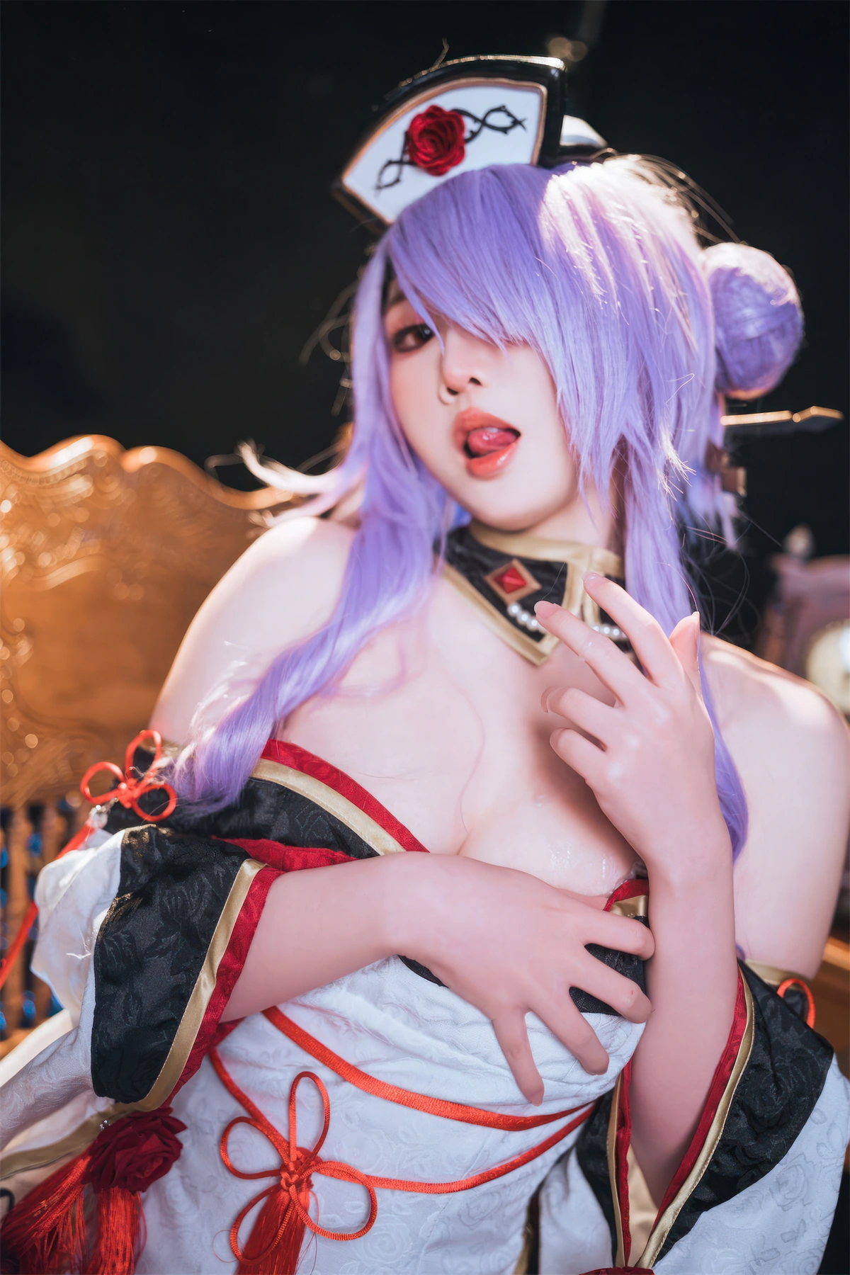 Cosplay 面饼仙儿 – 碧蓝航线 奥古斯特 女仆 – 公主连结Re：Dive 宵滨深月 - P67