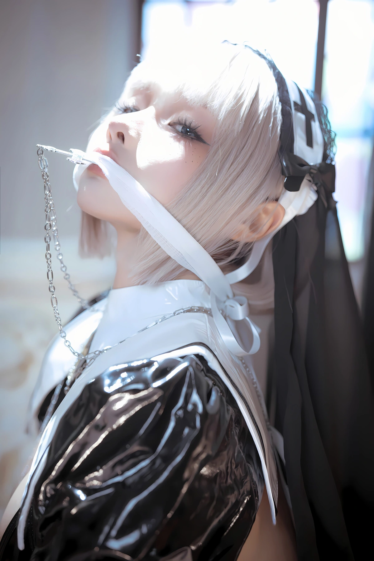 Cosplay 蠢沫沫Chunmomo – 黑修女 Set.01 - P6
