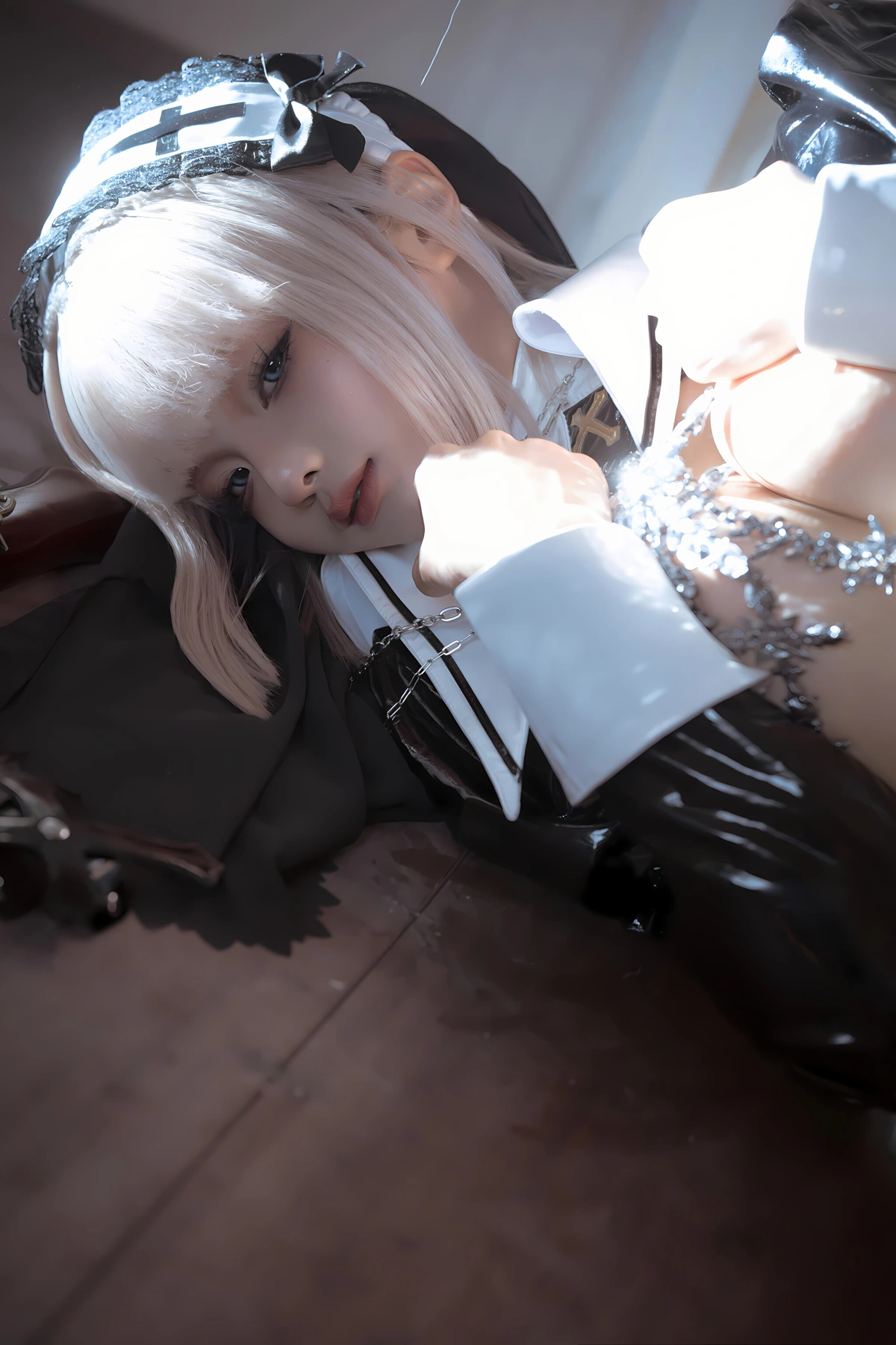 Cosplay 蠢沫沫Chunmomo – 黑修女 Set.02 - P30