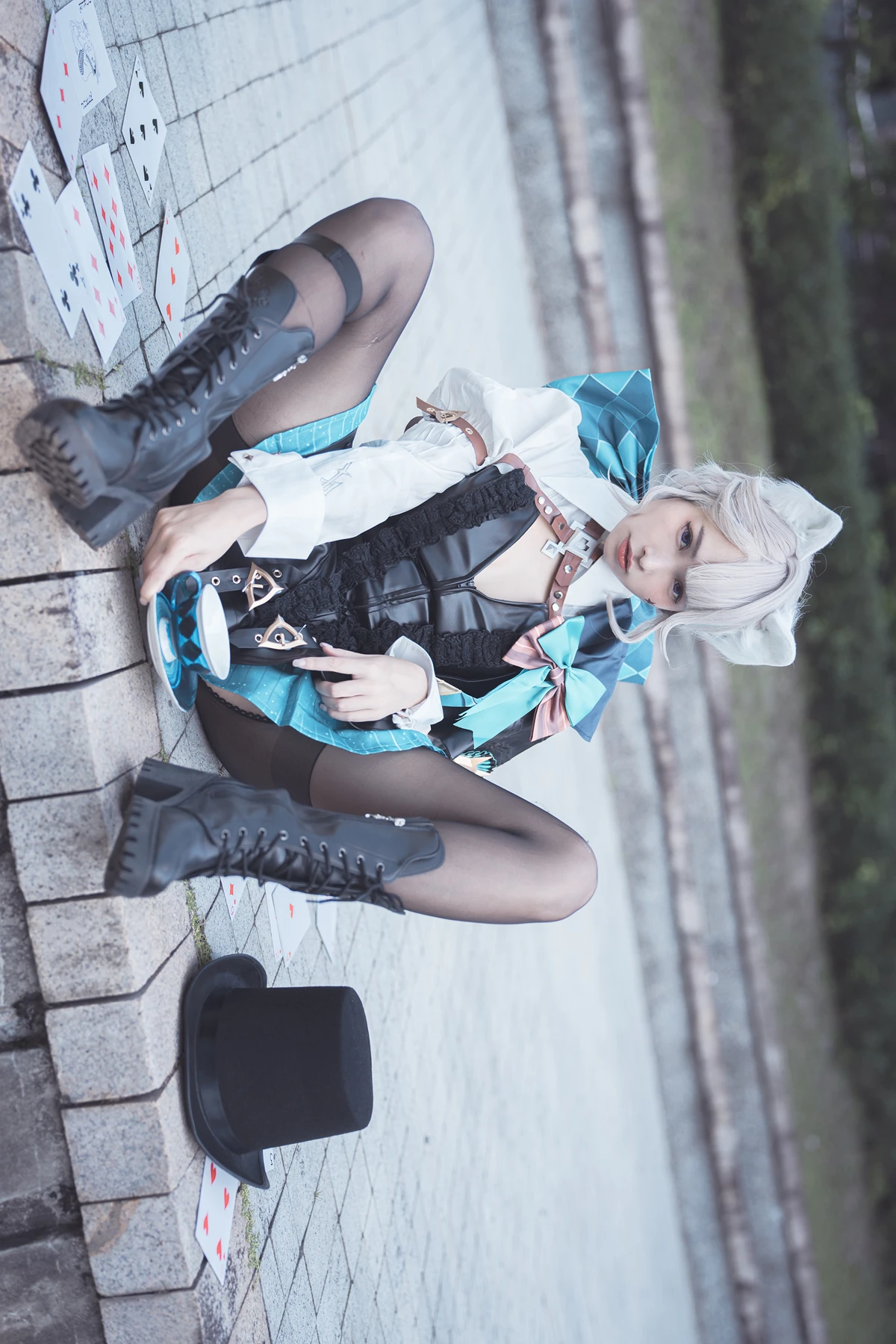 Cosplay 慕慕Momo – 聖女狩宴 御神子朱雀-傲嬌御姐全裸淫乳爆破！ - P19