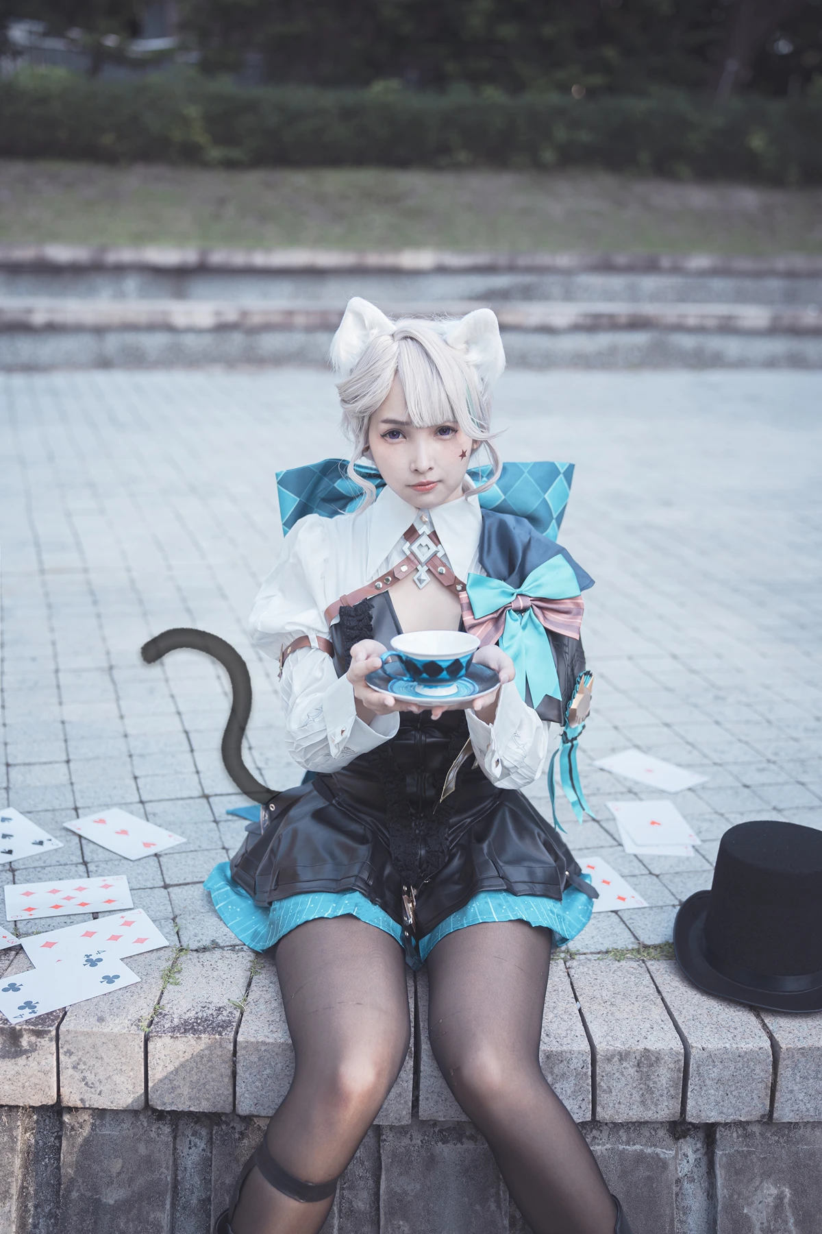Cosplay 慕慕Momo – 聖女狩宴 御神子朱雀-傲嬌御姐全裸淫乳爆破！ - P20