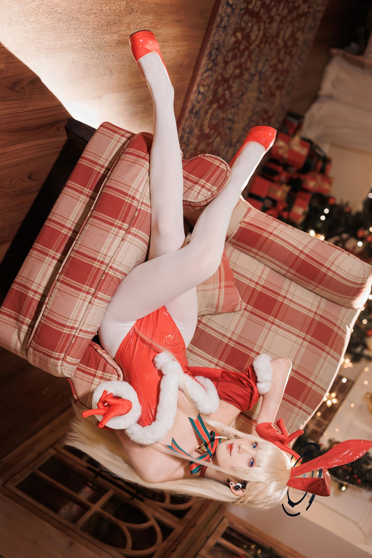 Cosplay 封疆疆v – 蔚蓝档案 飞鸟马时 圣诞 - P2