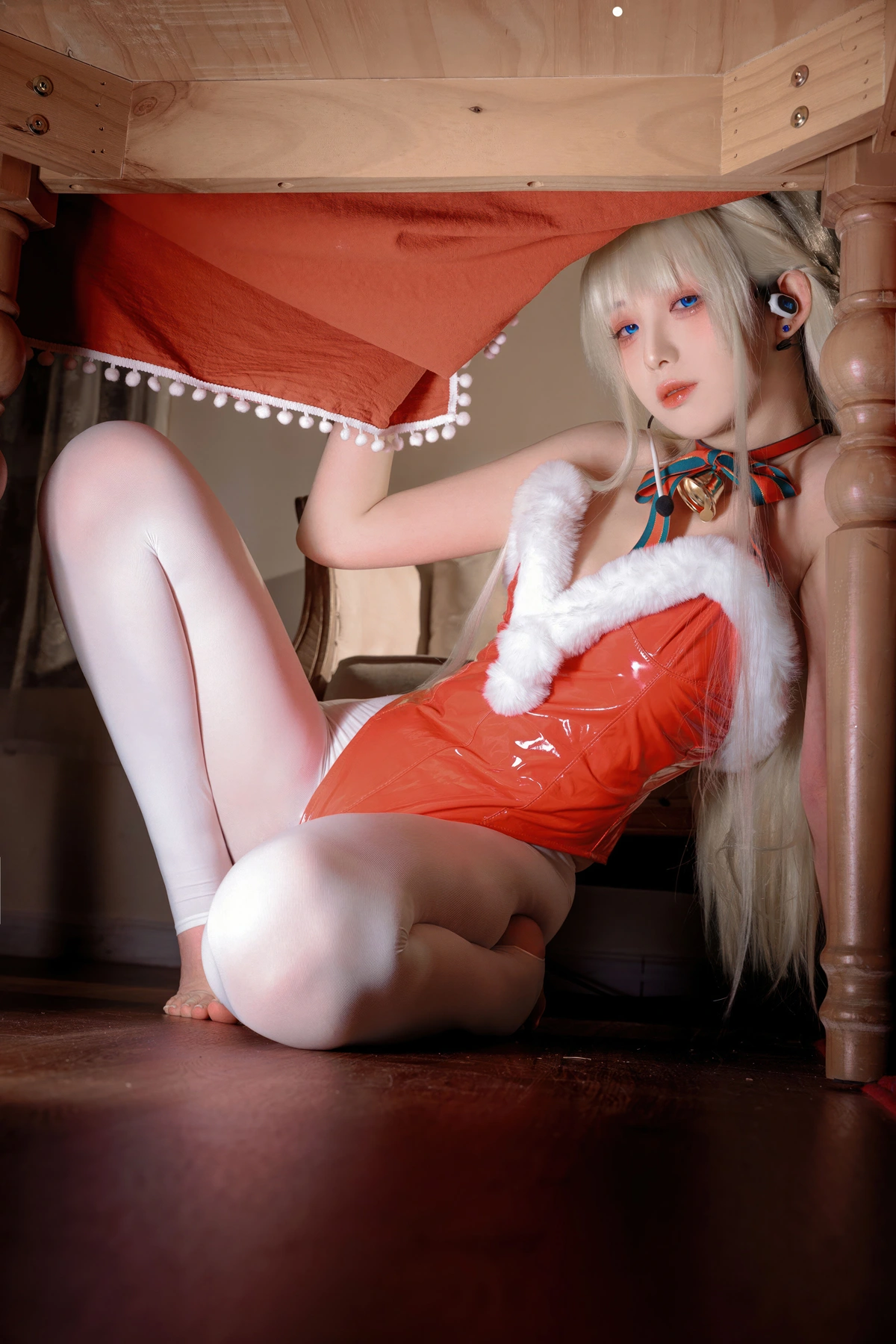 Cosplay 封疆疆v – 蔚蓝档案 飞鸟马时 圣诞 - P30