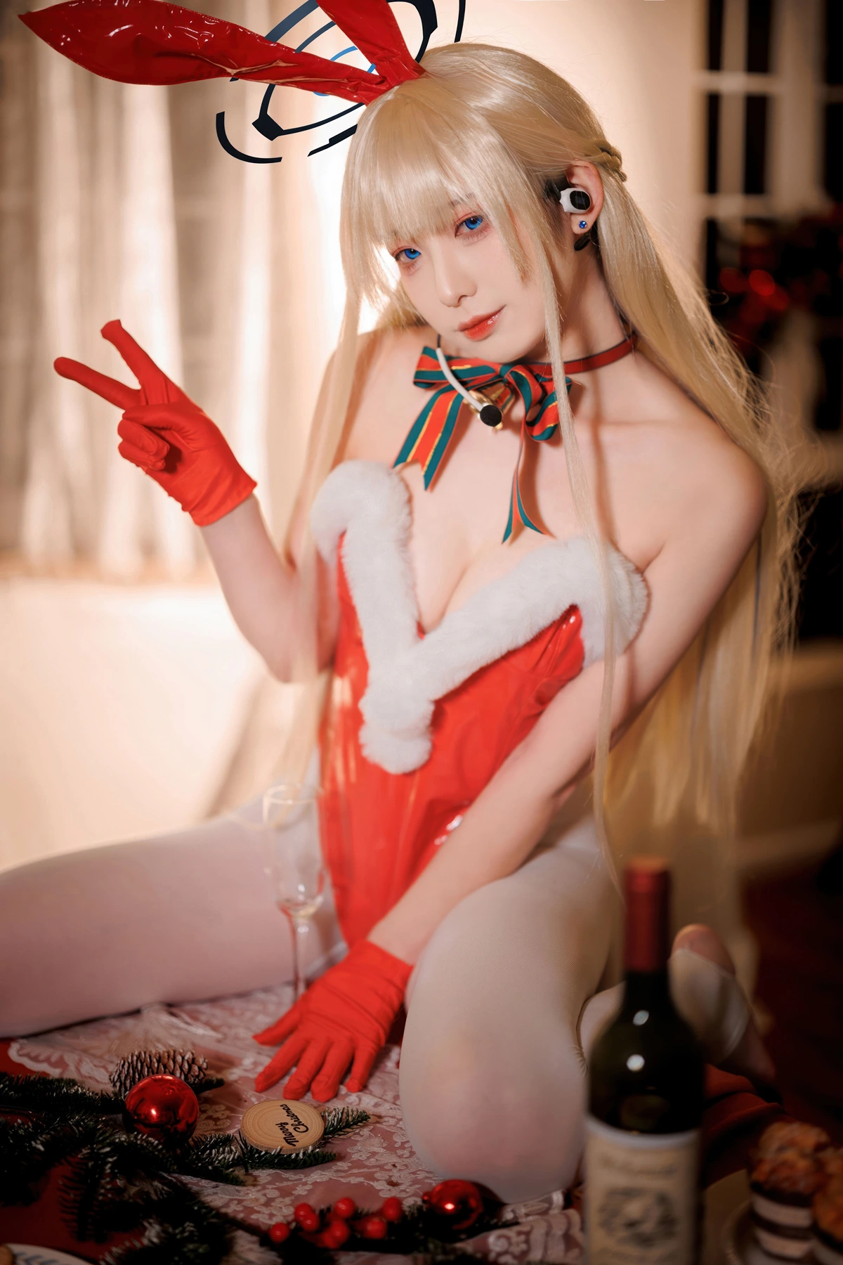 Cosplay 封疆疆v – 蔚蓝档案 飞鸟马时 圣诞 - P35